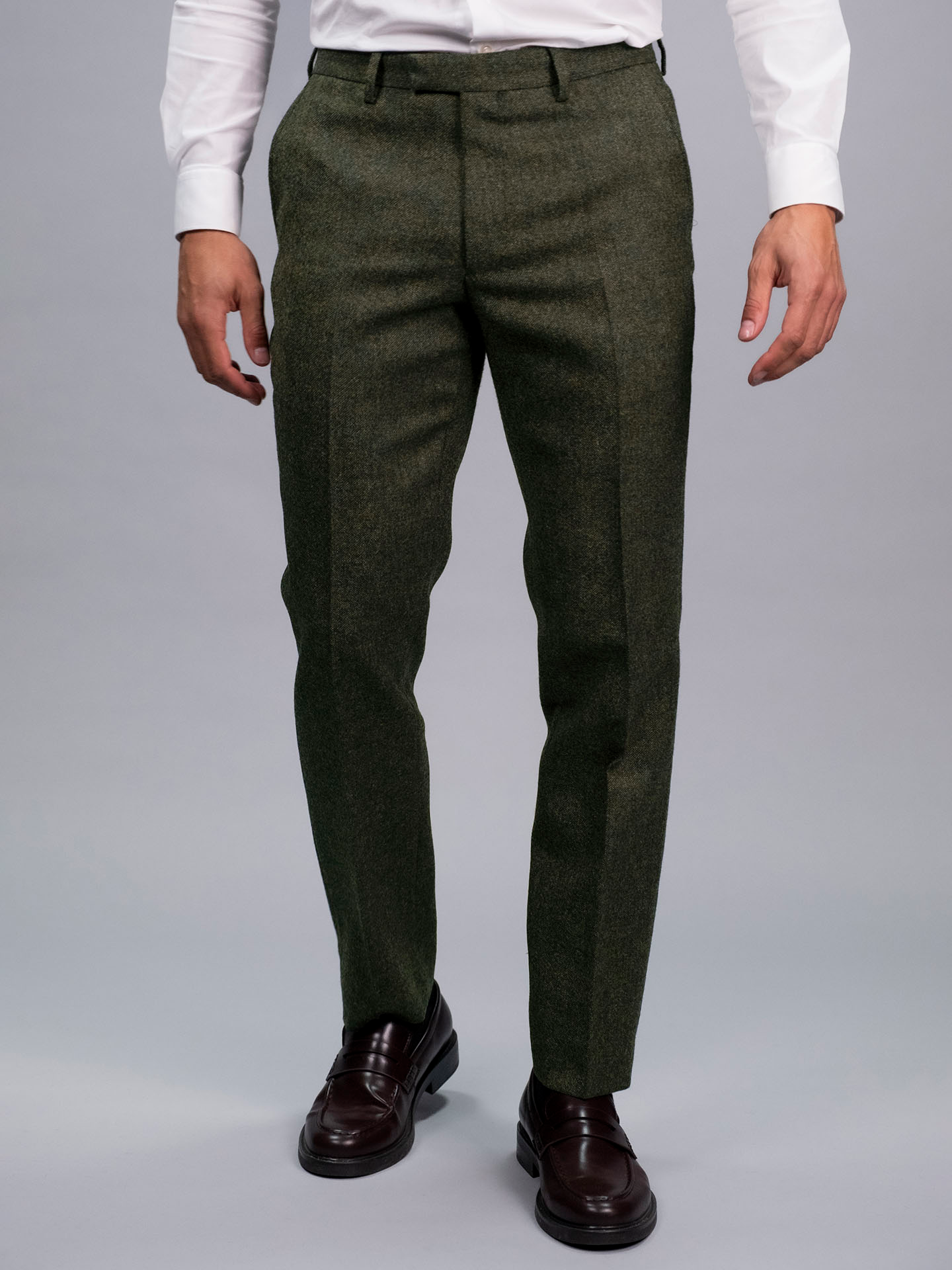 Torre Green Yorkshire Mill Tweed 3 Piece Suit | 100% Wool | Regular Fit