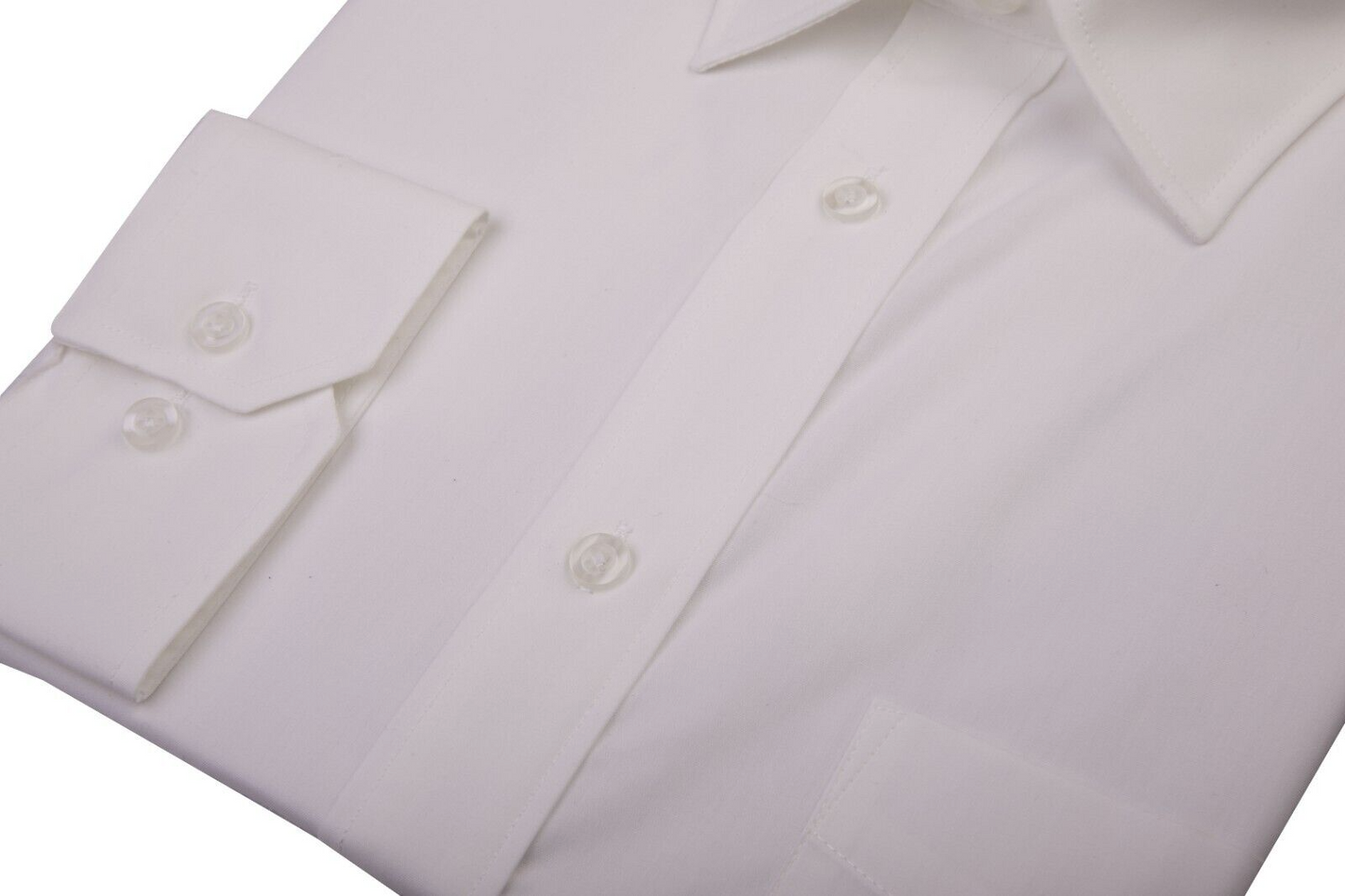 Men's Ivory White Cotton Formal Shirt