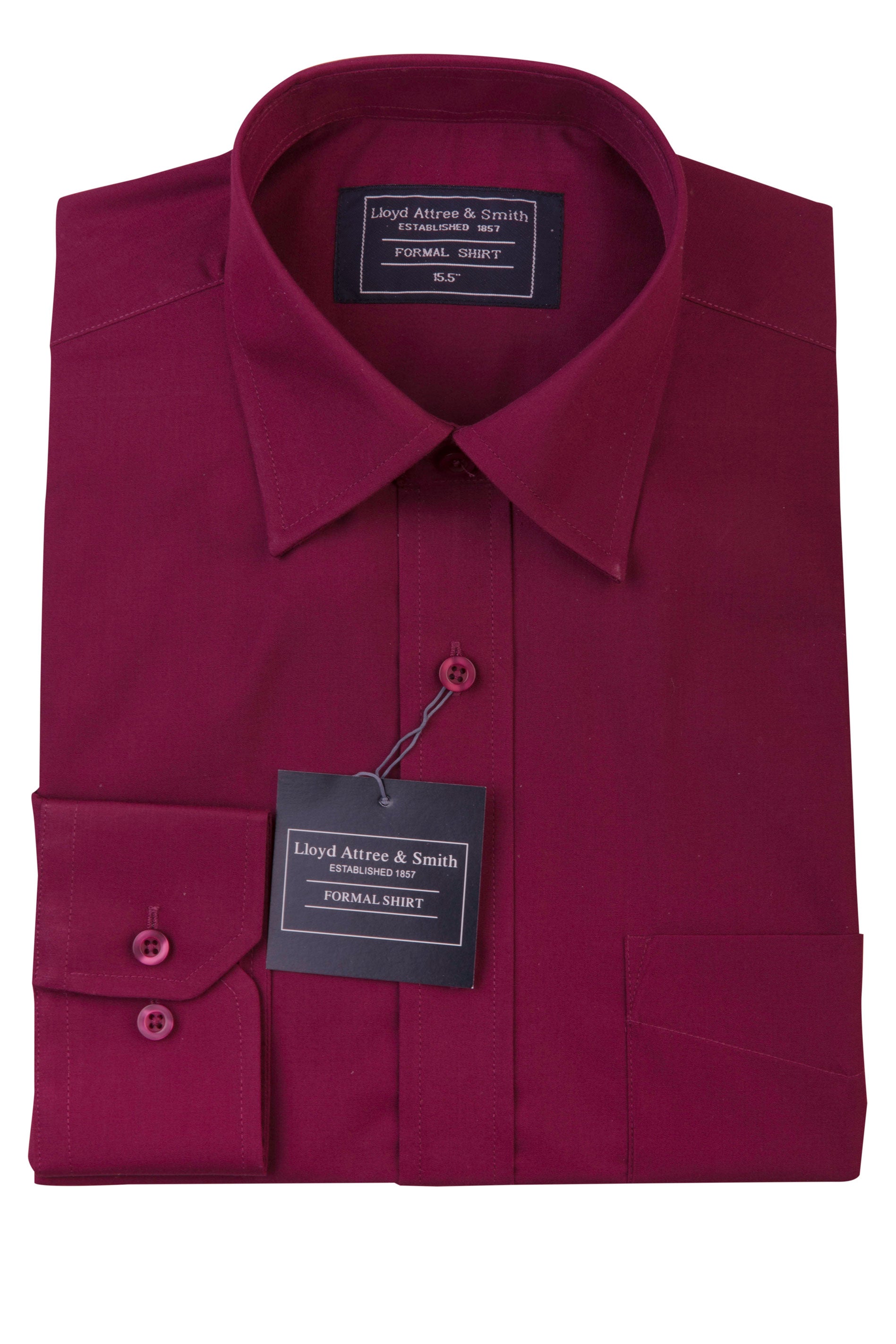 Men's Red Wine Burgundy Shirt Cotton Single Cuff Richard Paul Menswear Men's Red Wine Burgundy Shirt Cotton Single Cuff Richard Paul Menswear