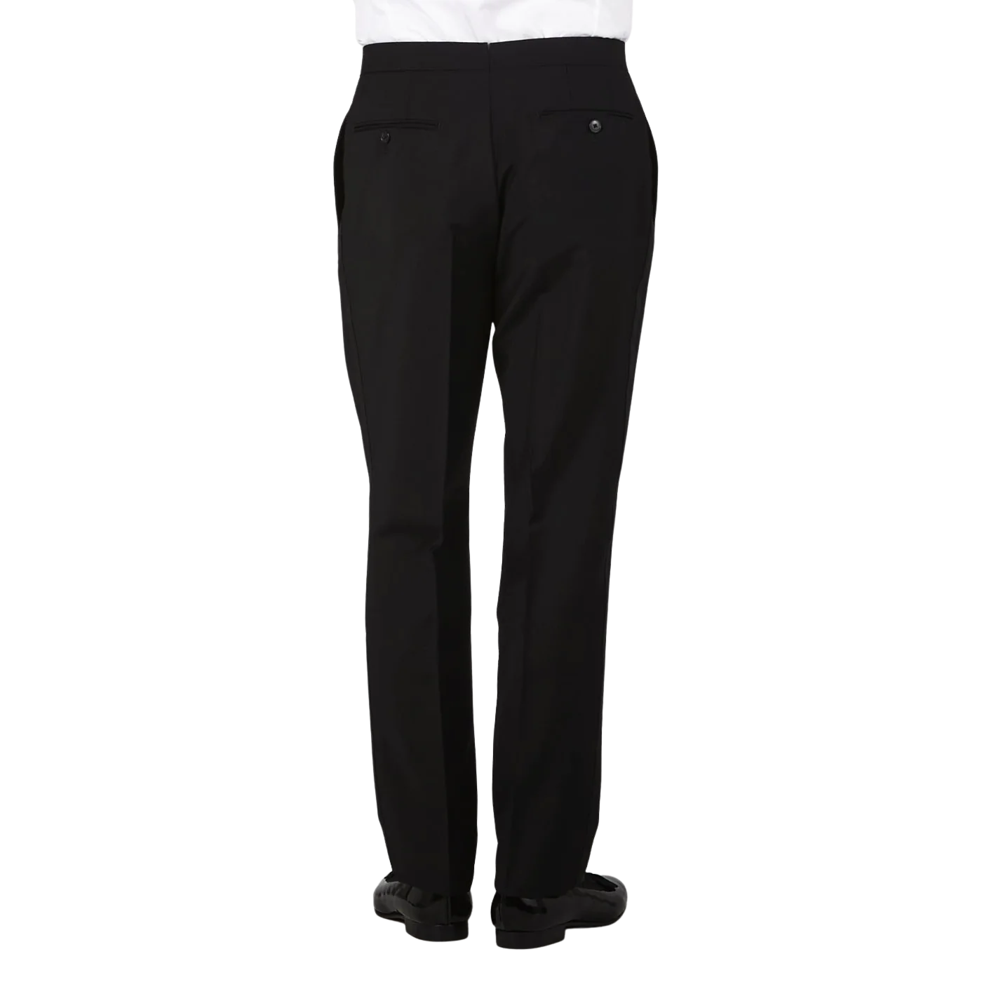 Black Dinner Suit Tuxedo Trousers with Satin Side Band