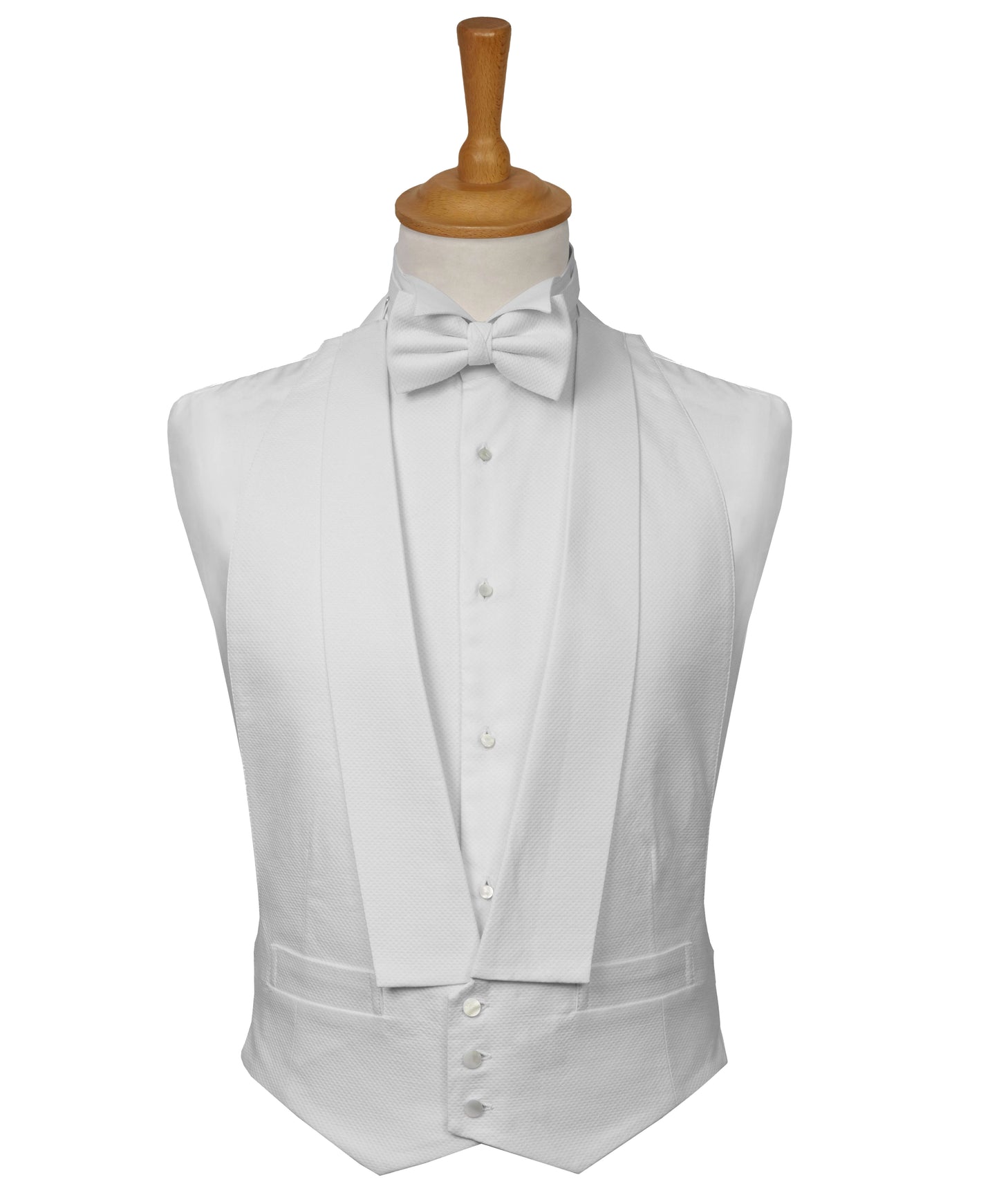 White Tie Evening Tailcoat 4 Piece Outfit with Marcella Waistcoat & Bow Tie
