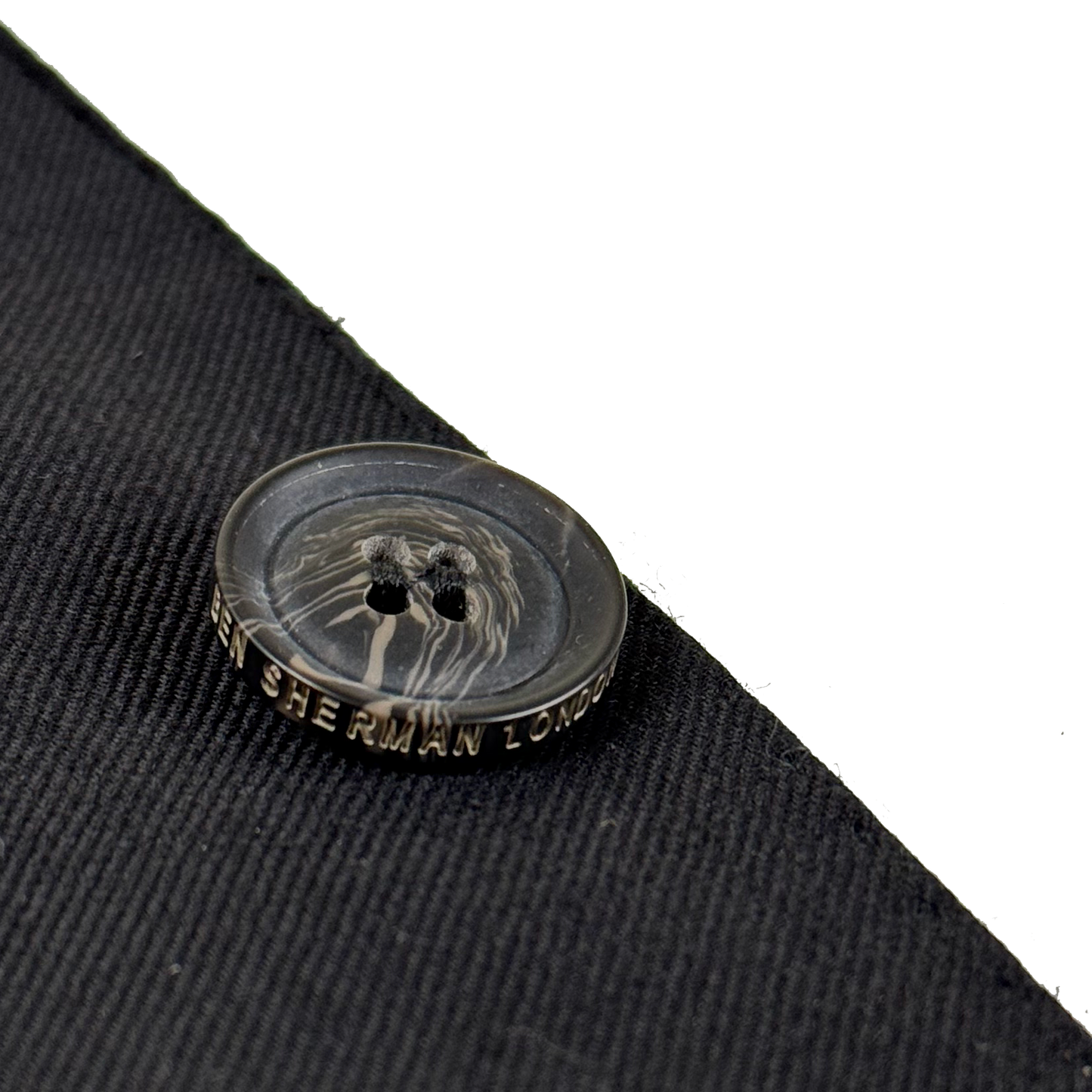 Ben Sherman Black Wool Slim Fit Tailcoat Jacket