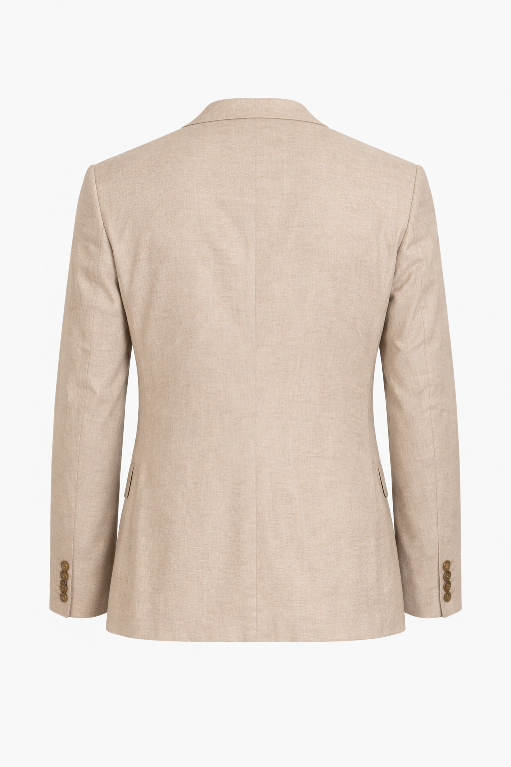 Beige Pure Linen Sports Jacket | Lightweight Oatmeal Blazer