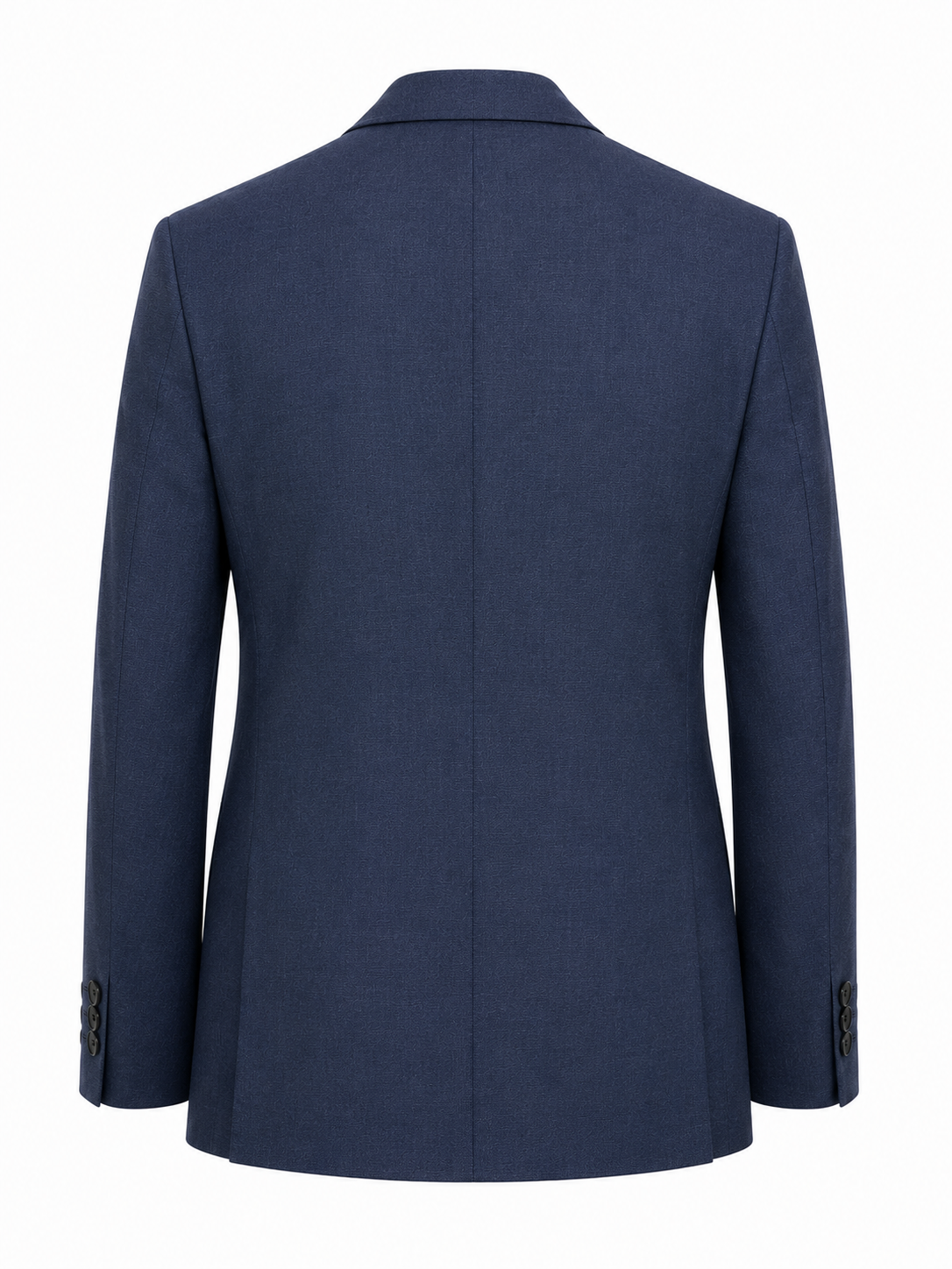 Navy Blue Linen & Cotton Jacket | Paisley Lined