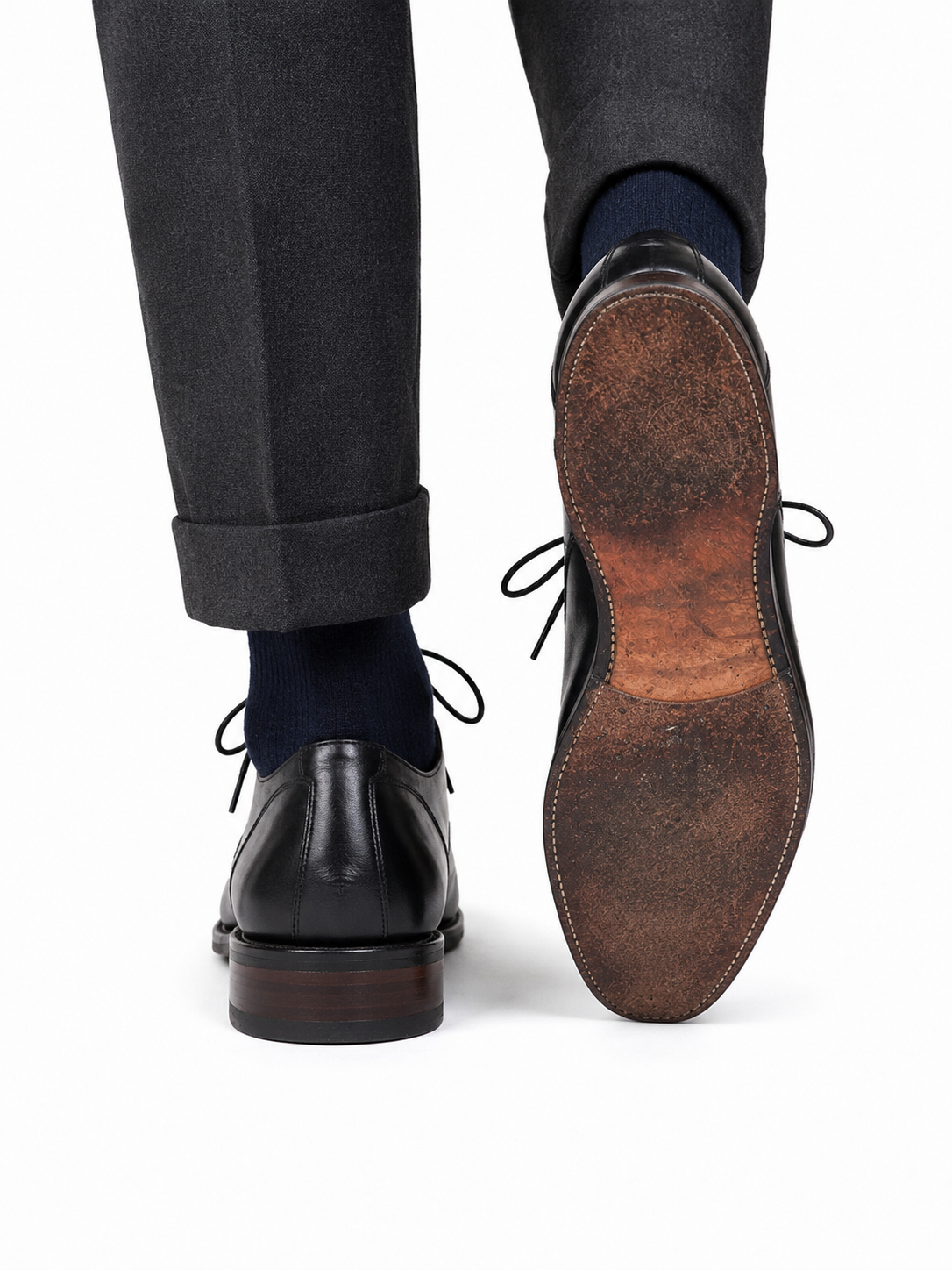 Black Oxford Leather Formal Shoes | Pre-Loved