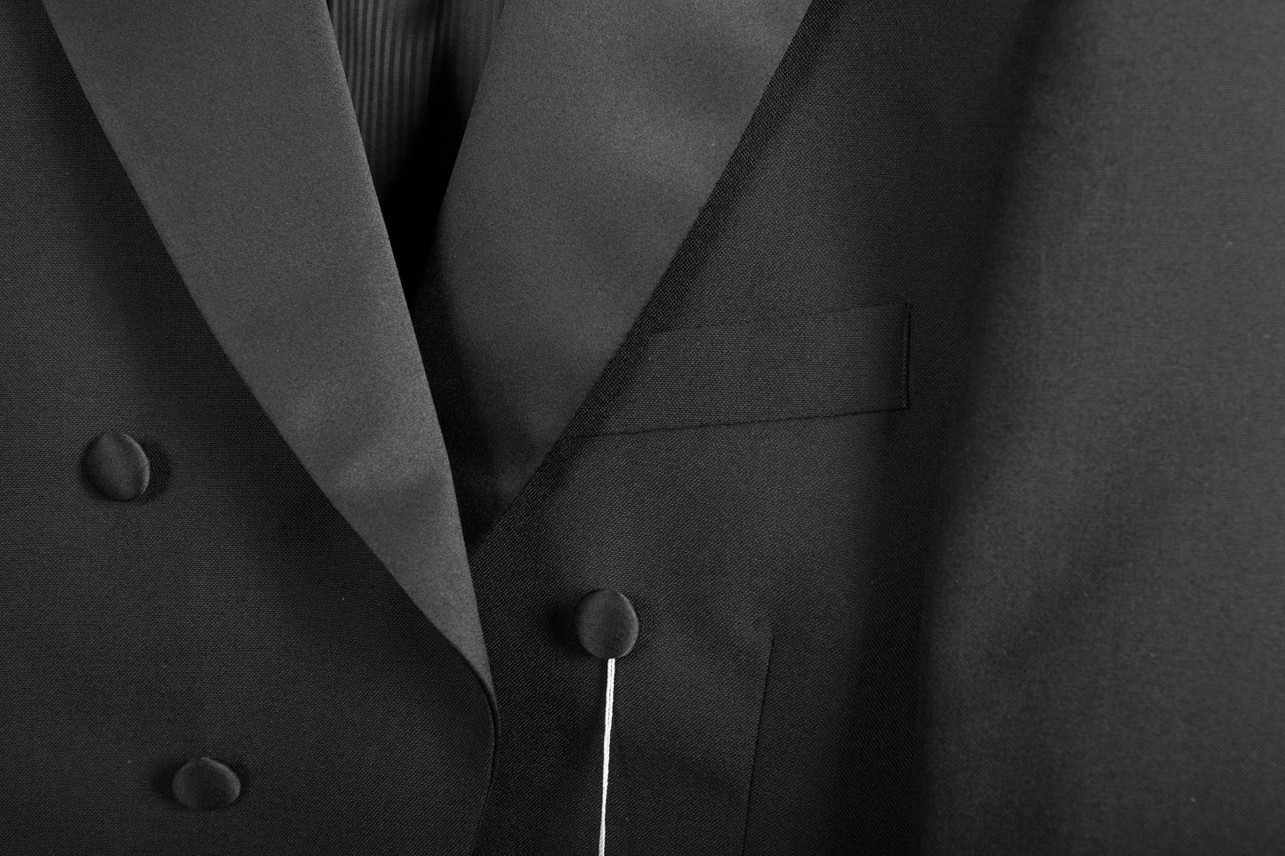 White Tie Tailcoat Black Jacket Evening Double Breasted