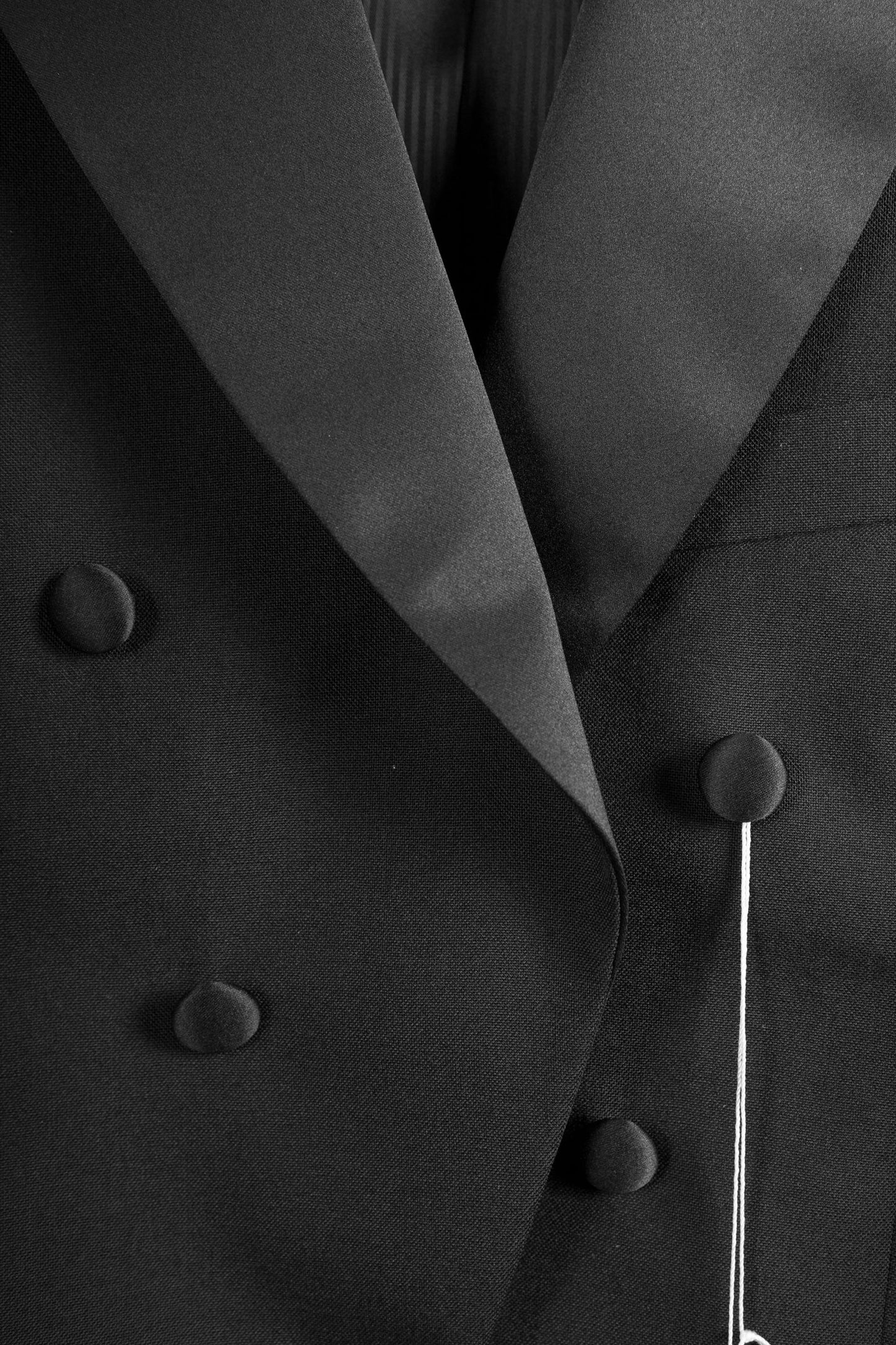 White Tie Tailcoat Black Jacket Evening Double Breasted