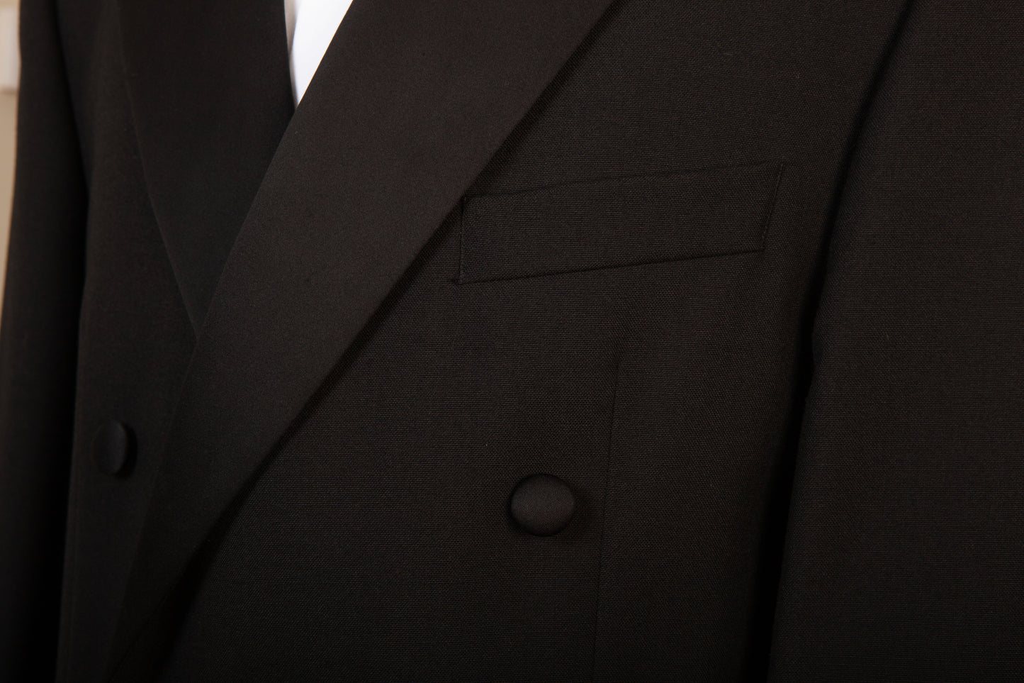 Black Double Breasted Tuxedo Dinner Jacket