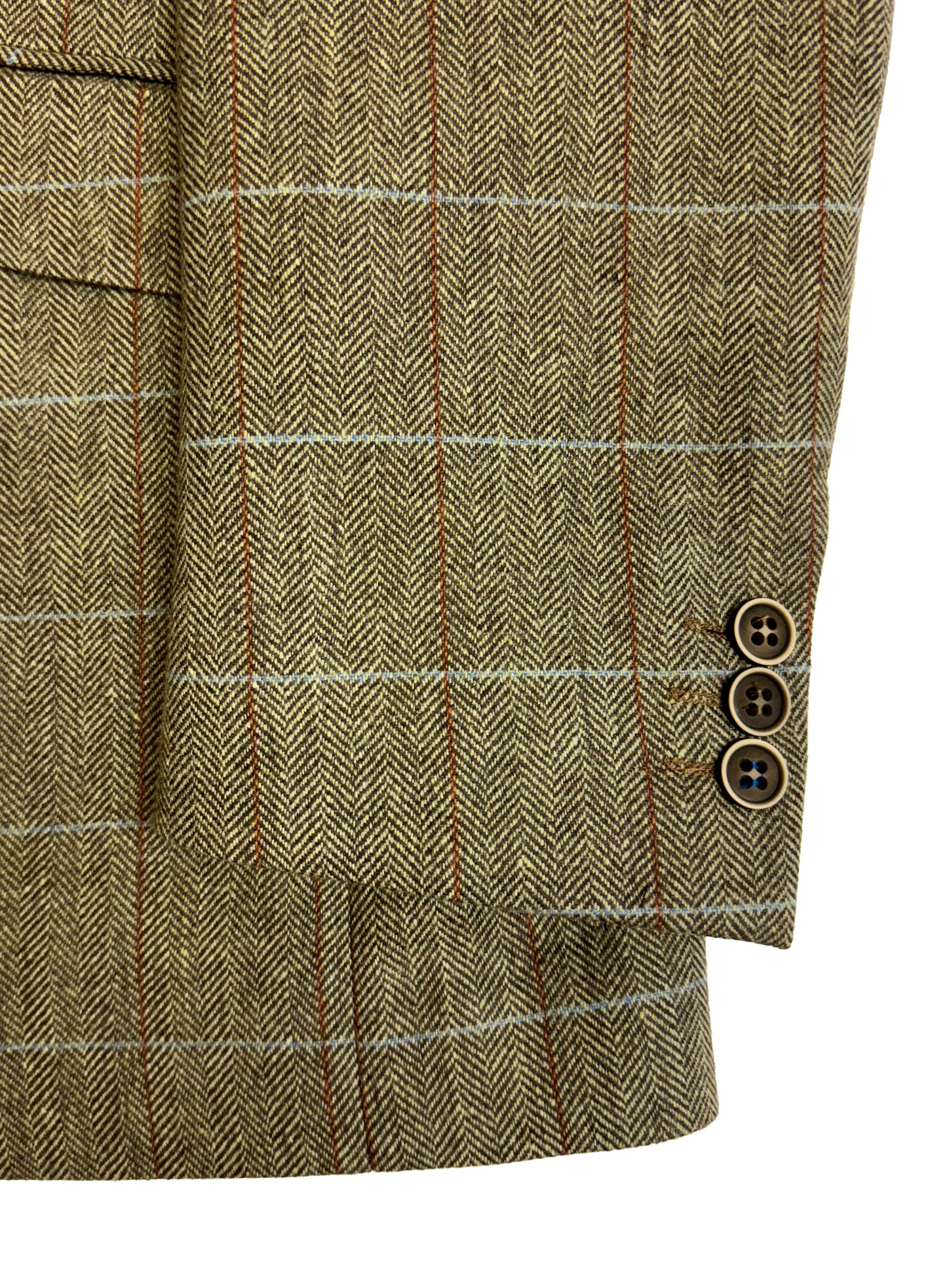 Men's Fawn Wool Tweed Jacket Formal Racing Blazer