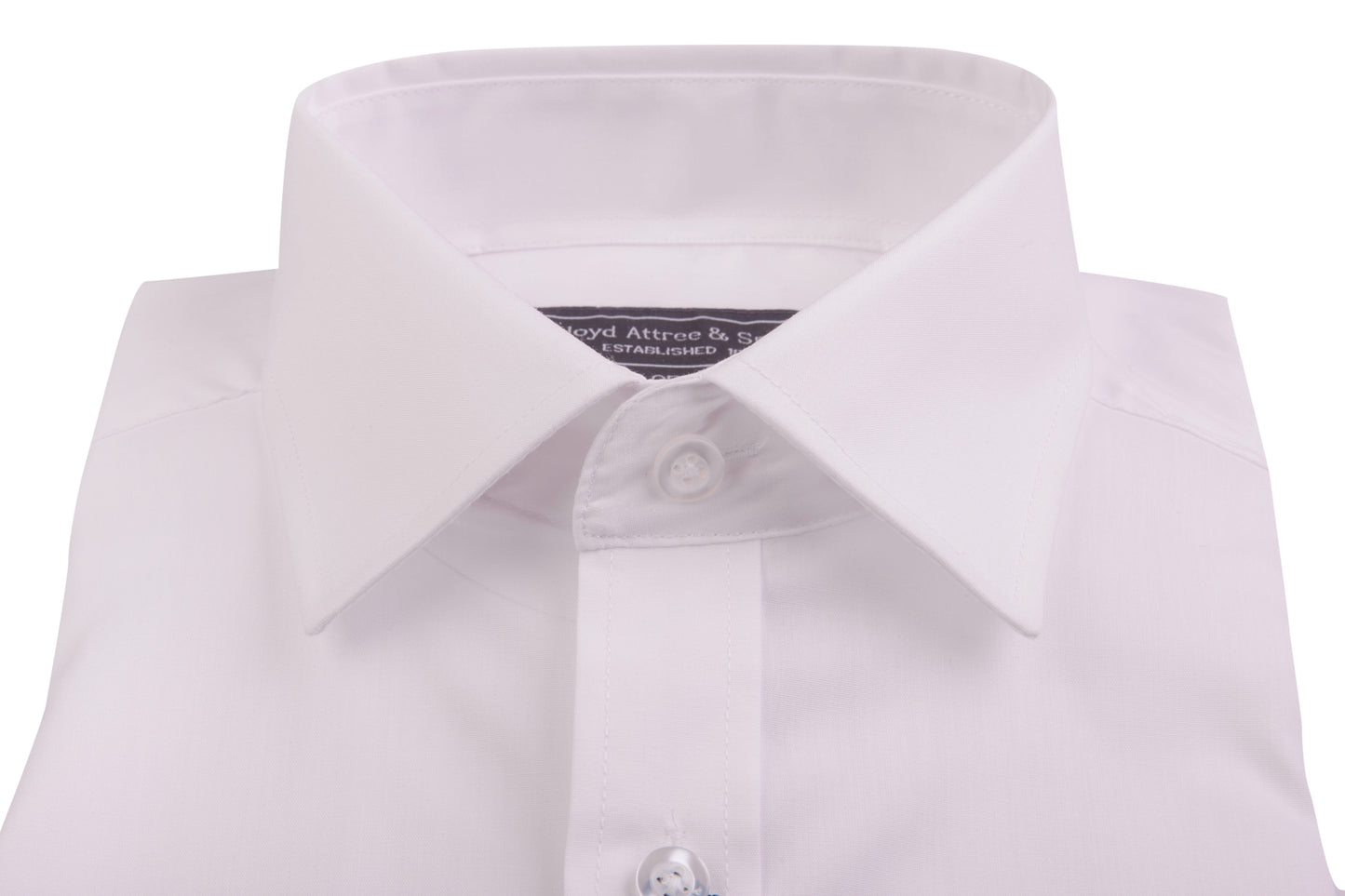 White Short Sleeve Shirt with Regular Collar - Brand New