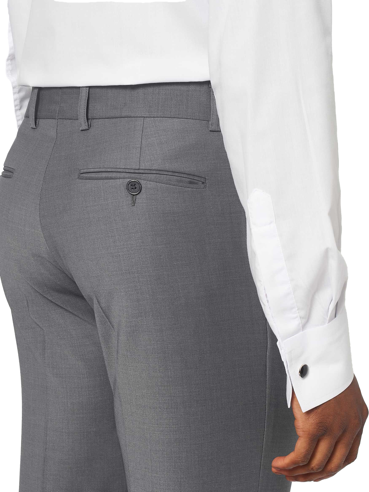 Grey Ronson Slim Fit 2 Piece Morning Suit