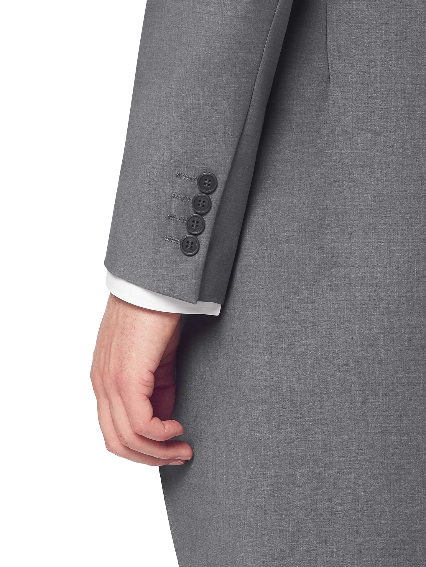 Grey Ronson Slim Fit 2 Piece Morning Suit