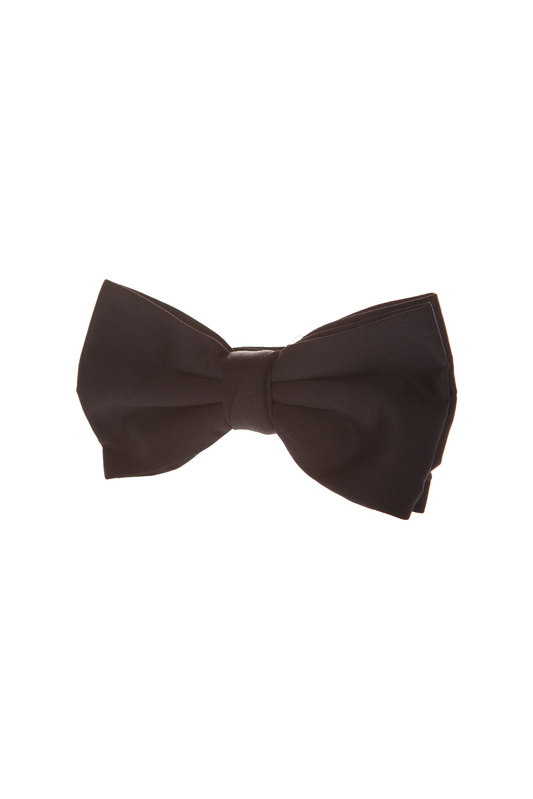 Black Ready Tied Bow Tie