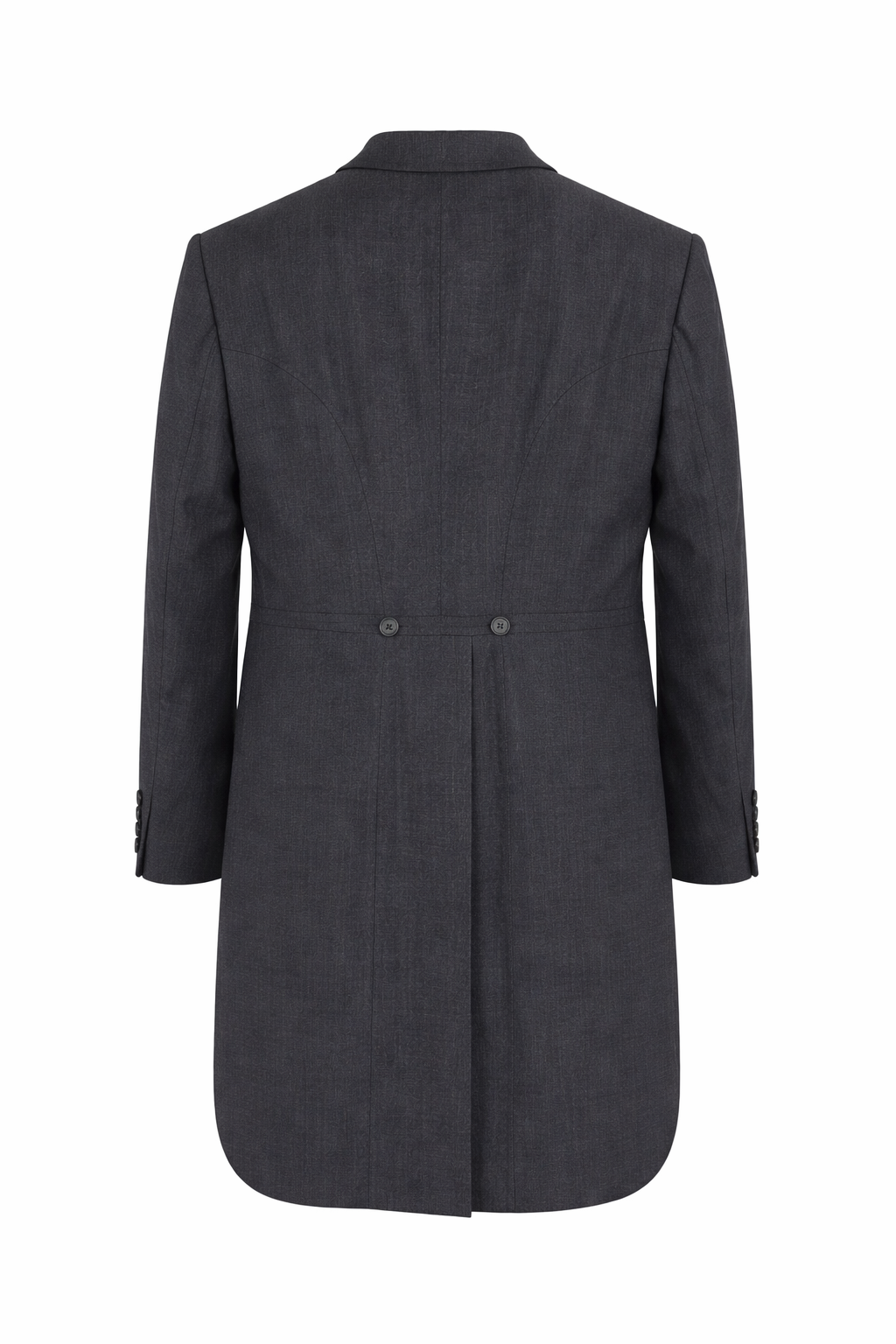 Charcoal Grey Lightweight Tailcoat Jacket | Wool Blended Tail Jacket
