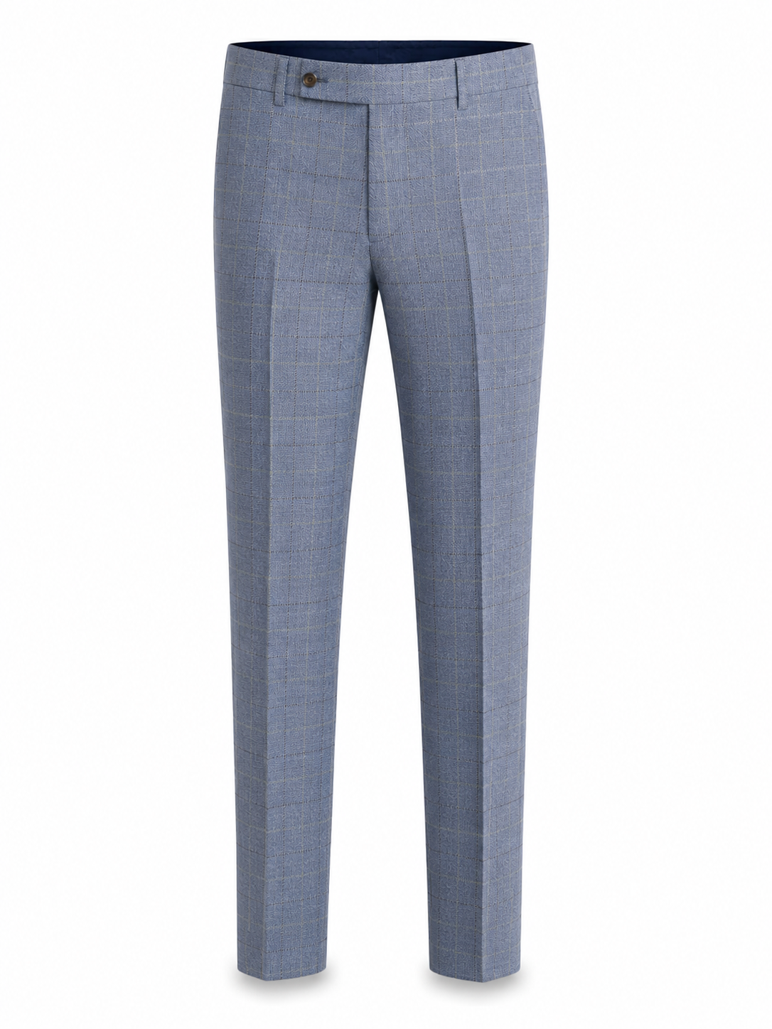 Light Blue Check 3 Piece Suit | Made in Italy | Slim Fit | Manifattura Paola