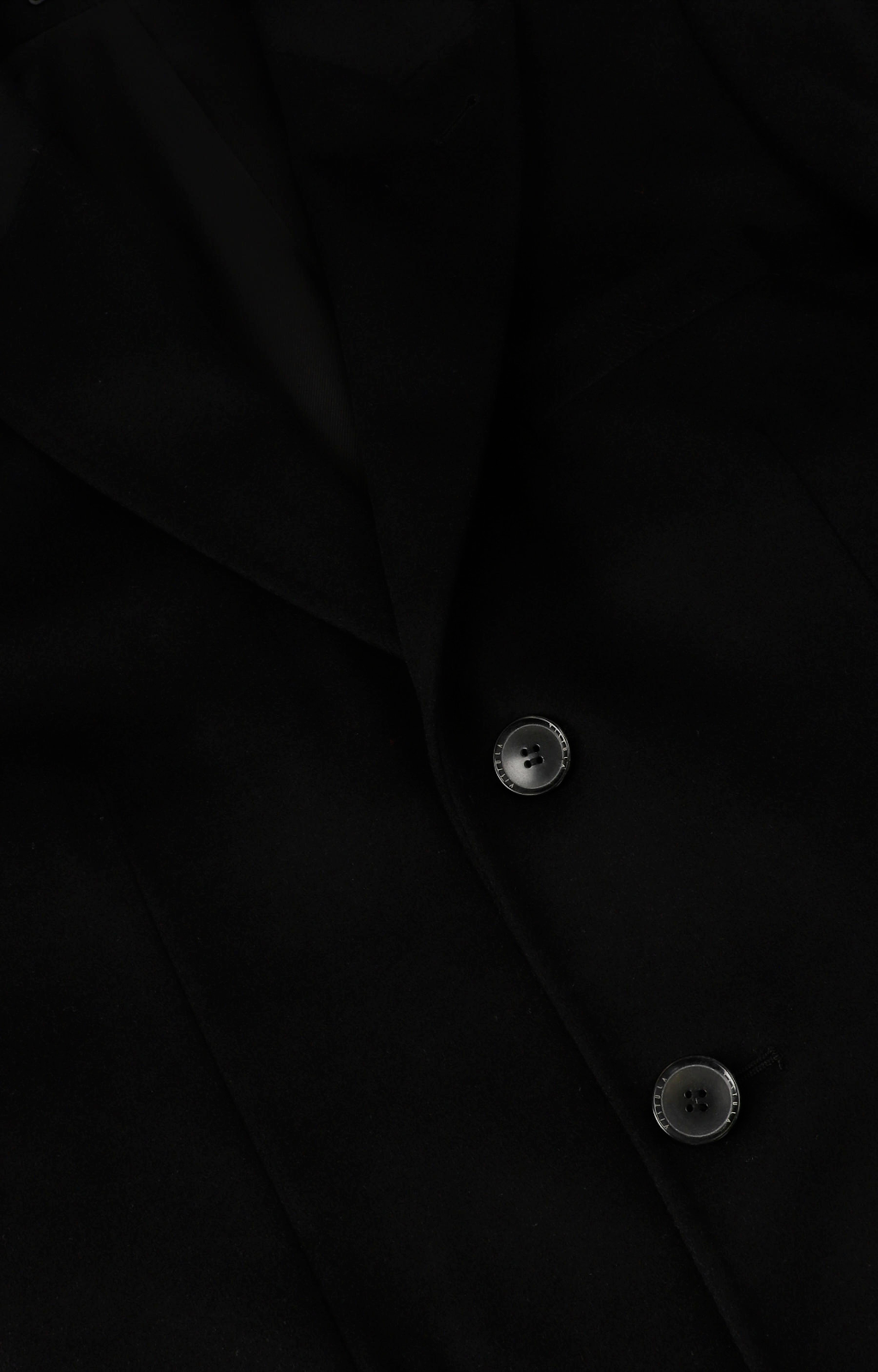 Vistula Black Cashmere Overcoat Wool Coat Single Breasted