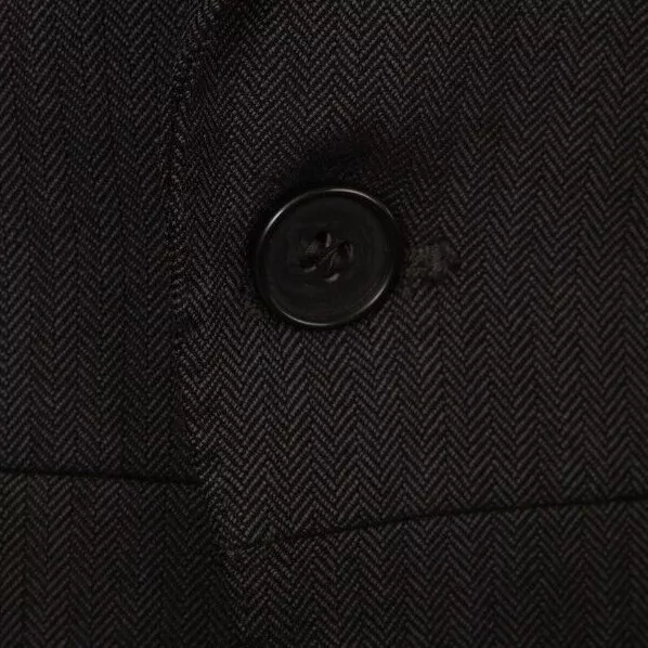 Grey Prince Edward Jacket Herringbone Wool