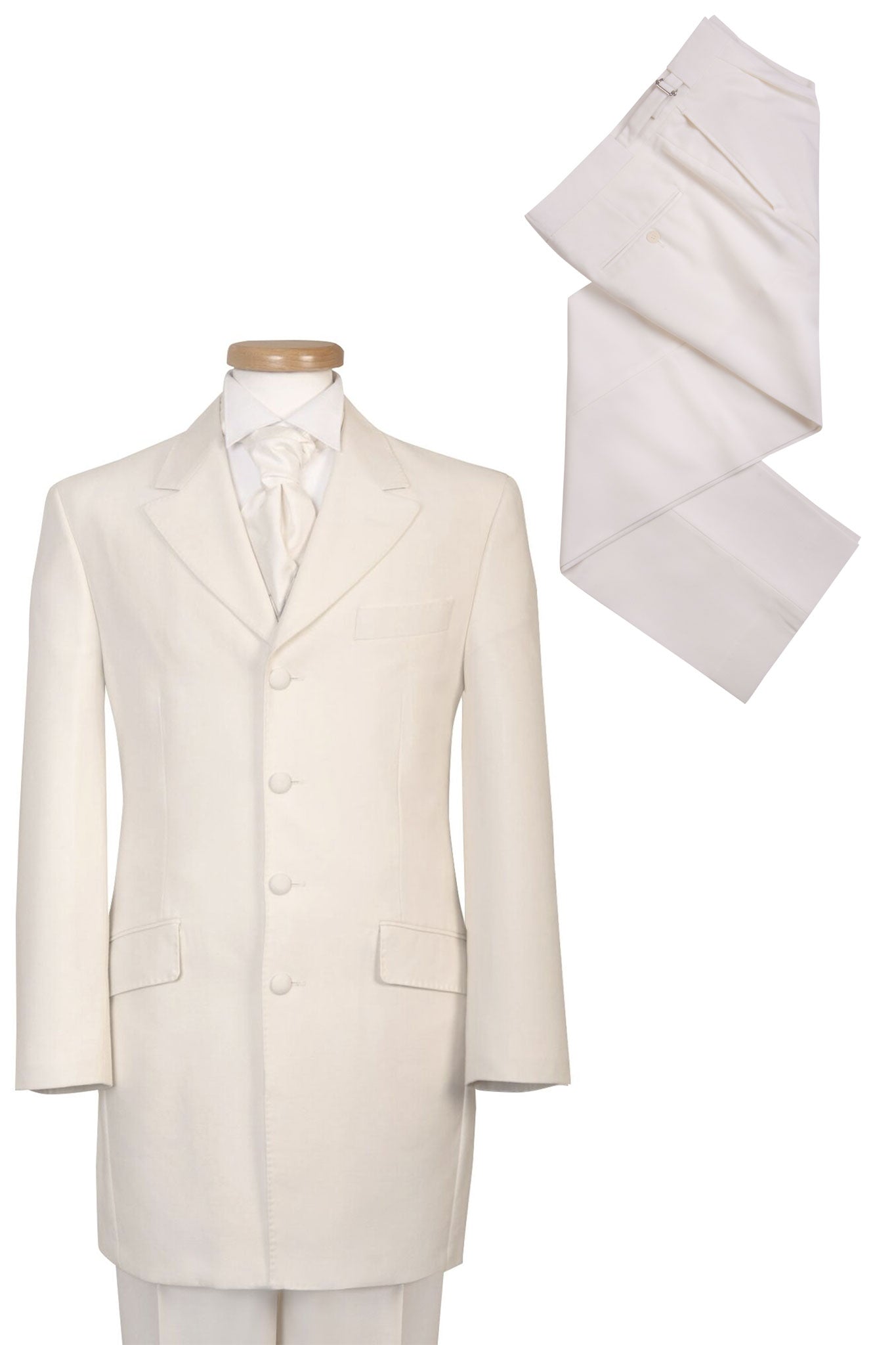 Ivory Prince Edward Suit Jacket & Trousers - Ex Hire