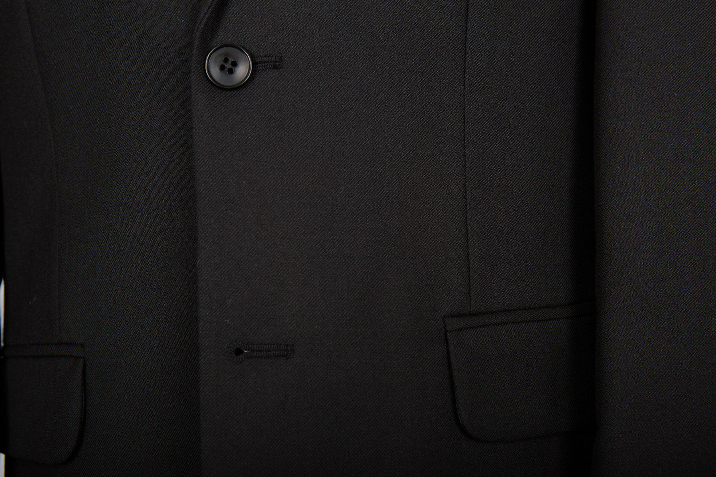 Black Masonic Two Piece Suit - Brand New