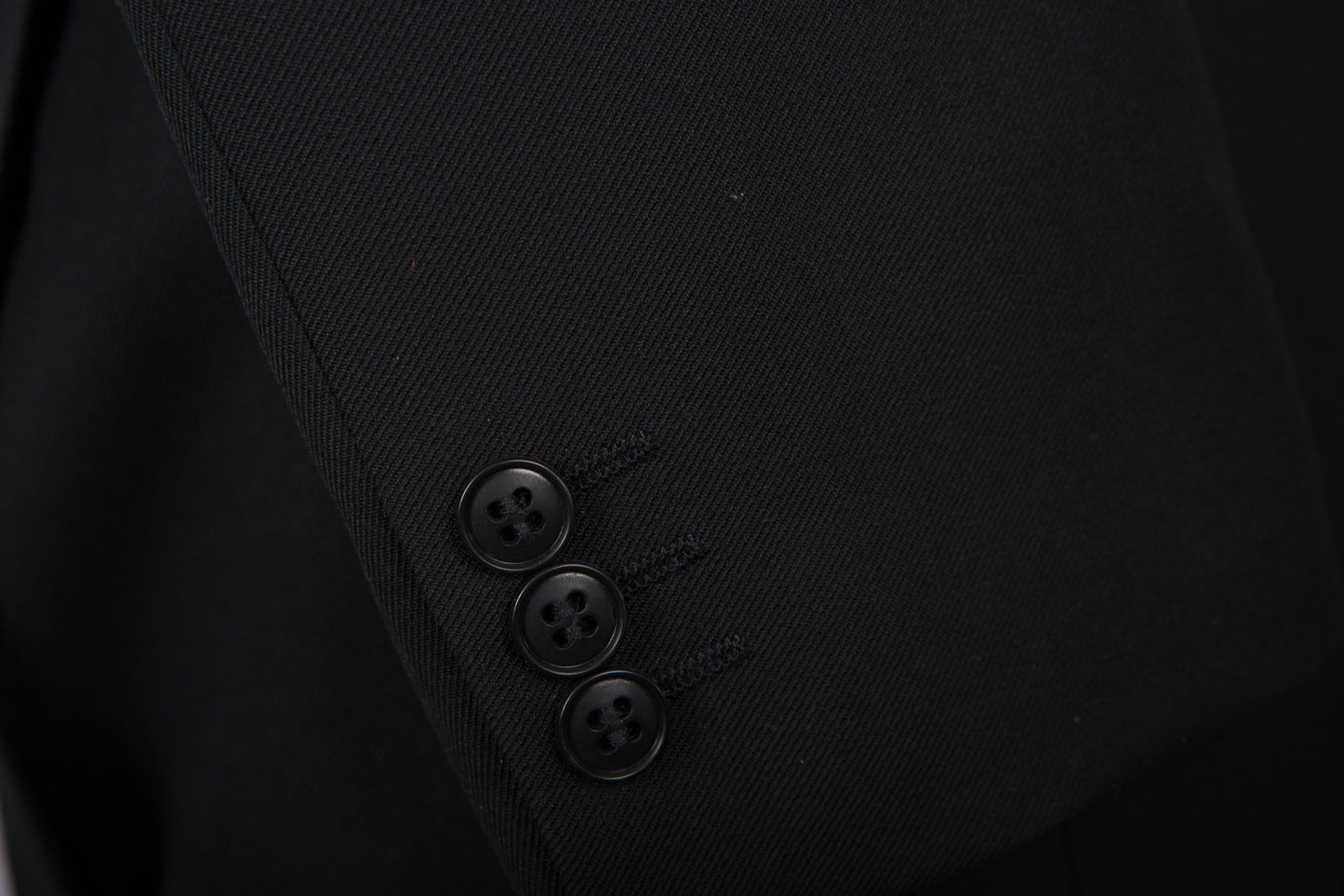 Black Masonic Three Piece Suit - Brand New