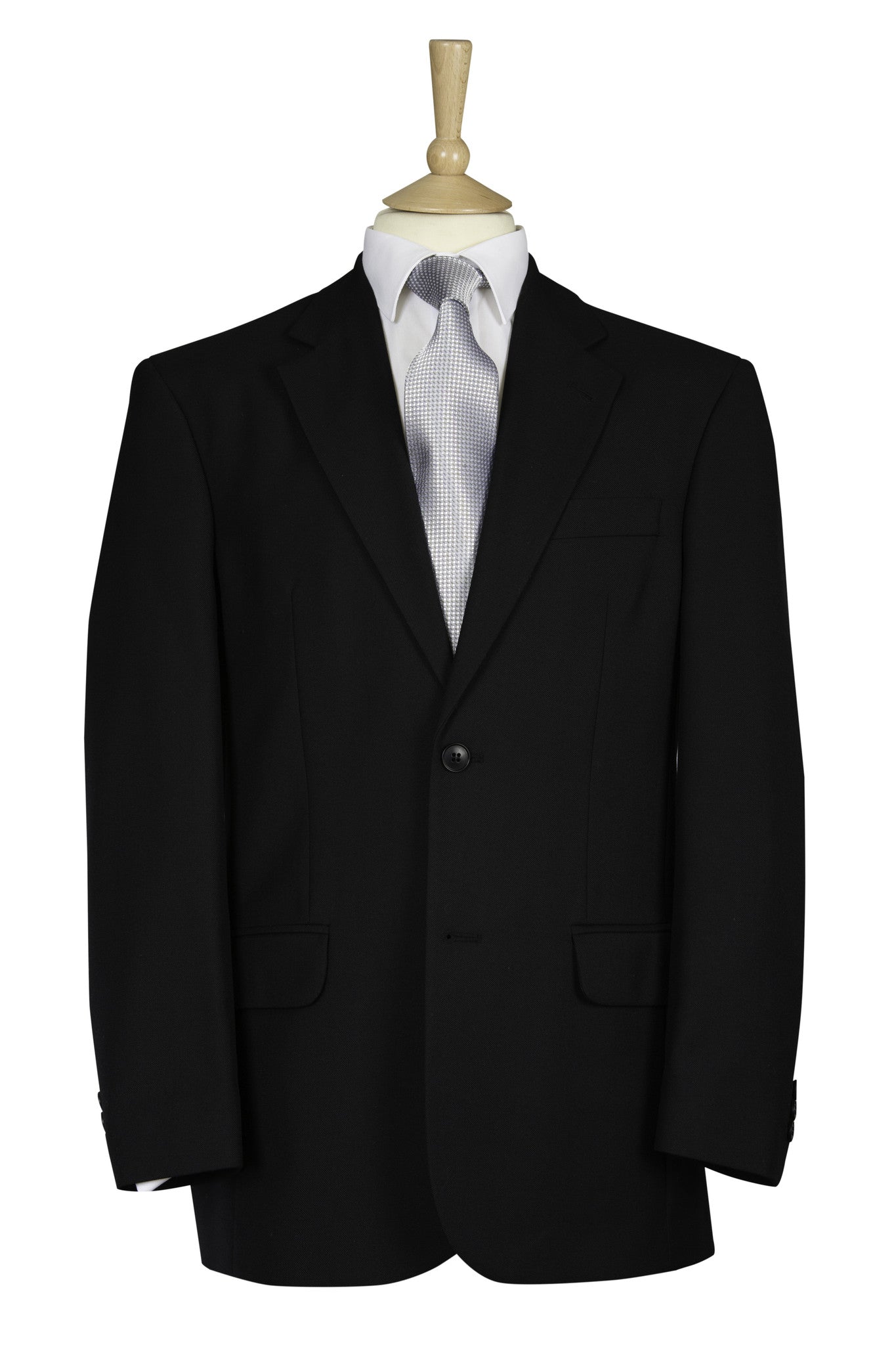 Black Masonic Jacket Blazer Plain Single Breasted