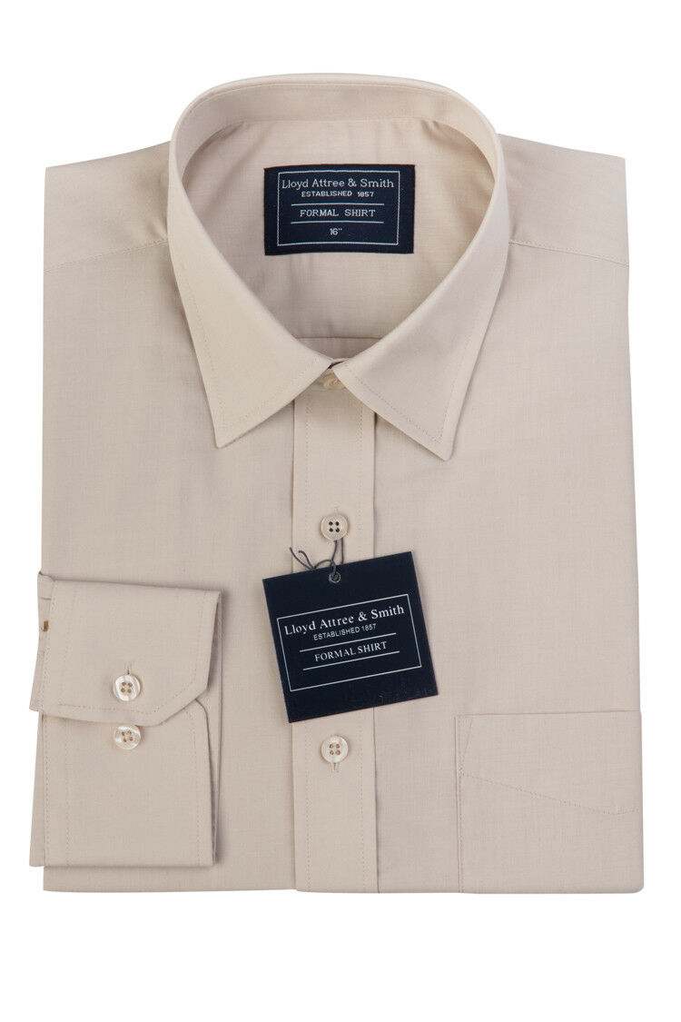 Men's Beige Formal Wedding Shirt