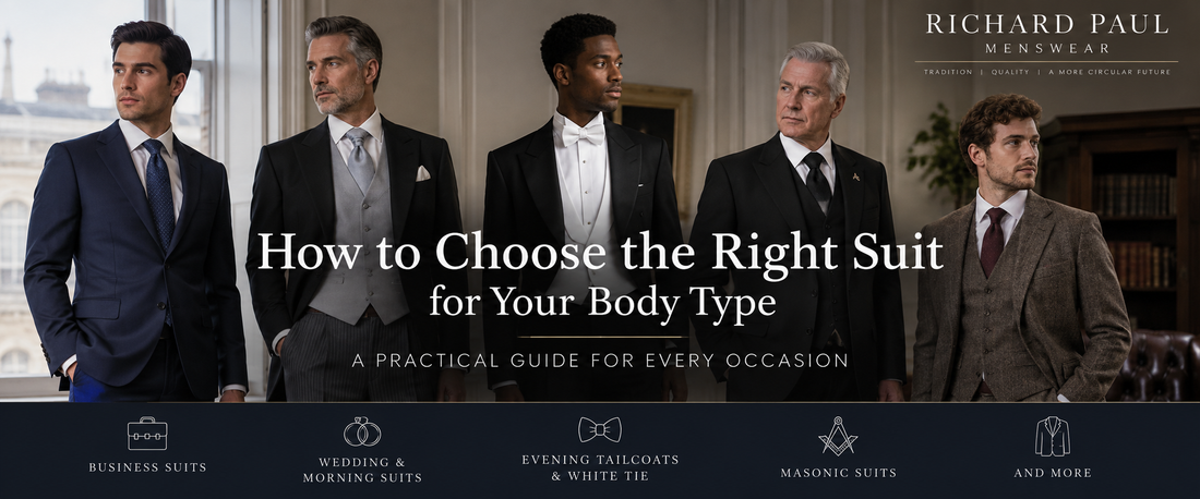 How to Choose the Right Suit for Your Body Type | Men’s Suit Fit Guide UK