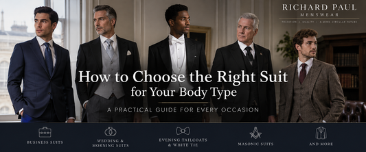 How to Choose the Right Suit for Your Body Type | Men’s Suit Fit Guide UK