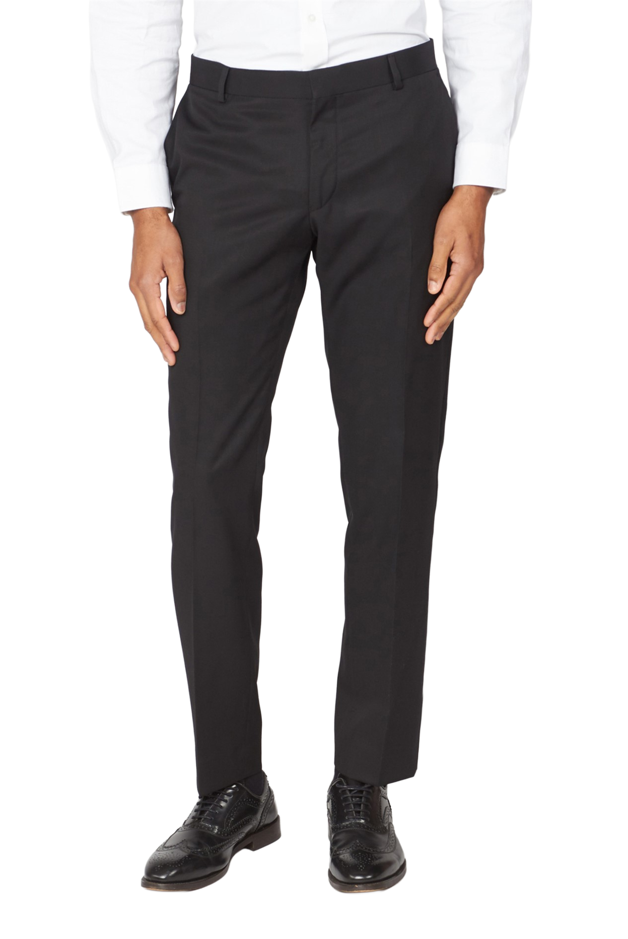 Ben Sherman Black 2 Piece Slim Fit Suit | 100% Wool | Jacket & Trousers