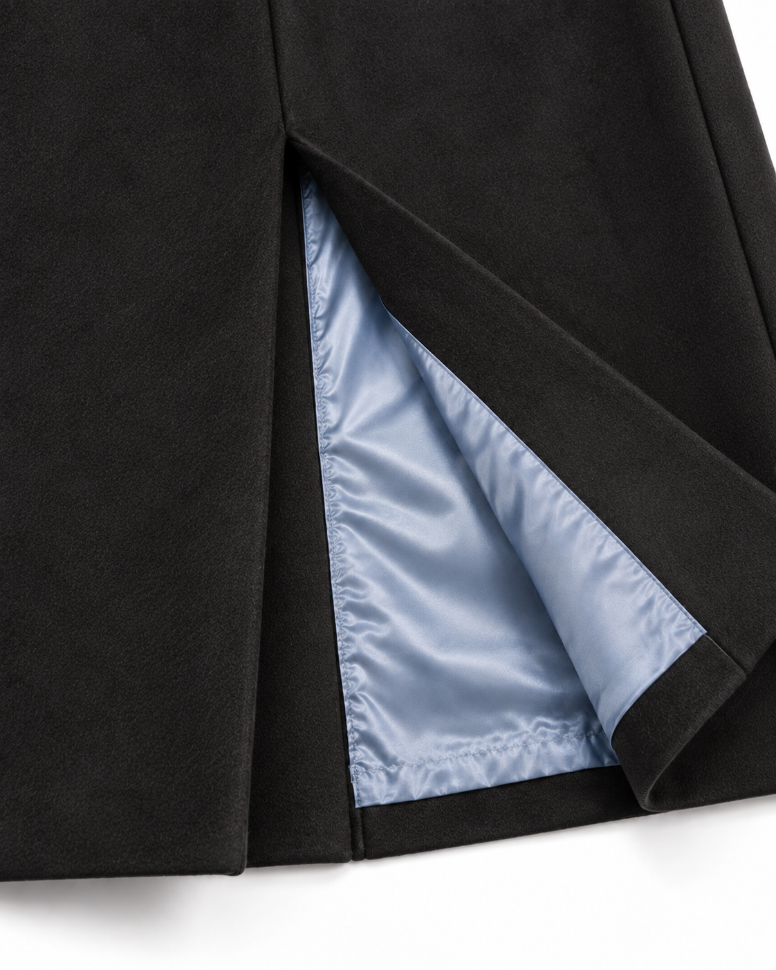River Island Black Wool Knee Length Formal Overcoat | Big & Tall | 5XL fits 54" - 58" Chest