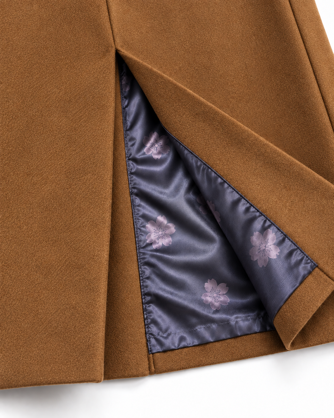 Ted Baker Camel Tan Wool Overcoat | Knee Length Long Winter Coat