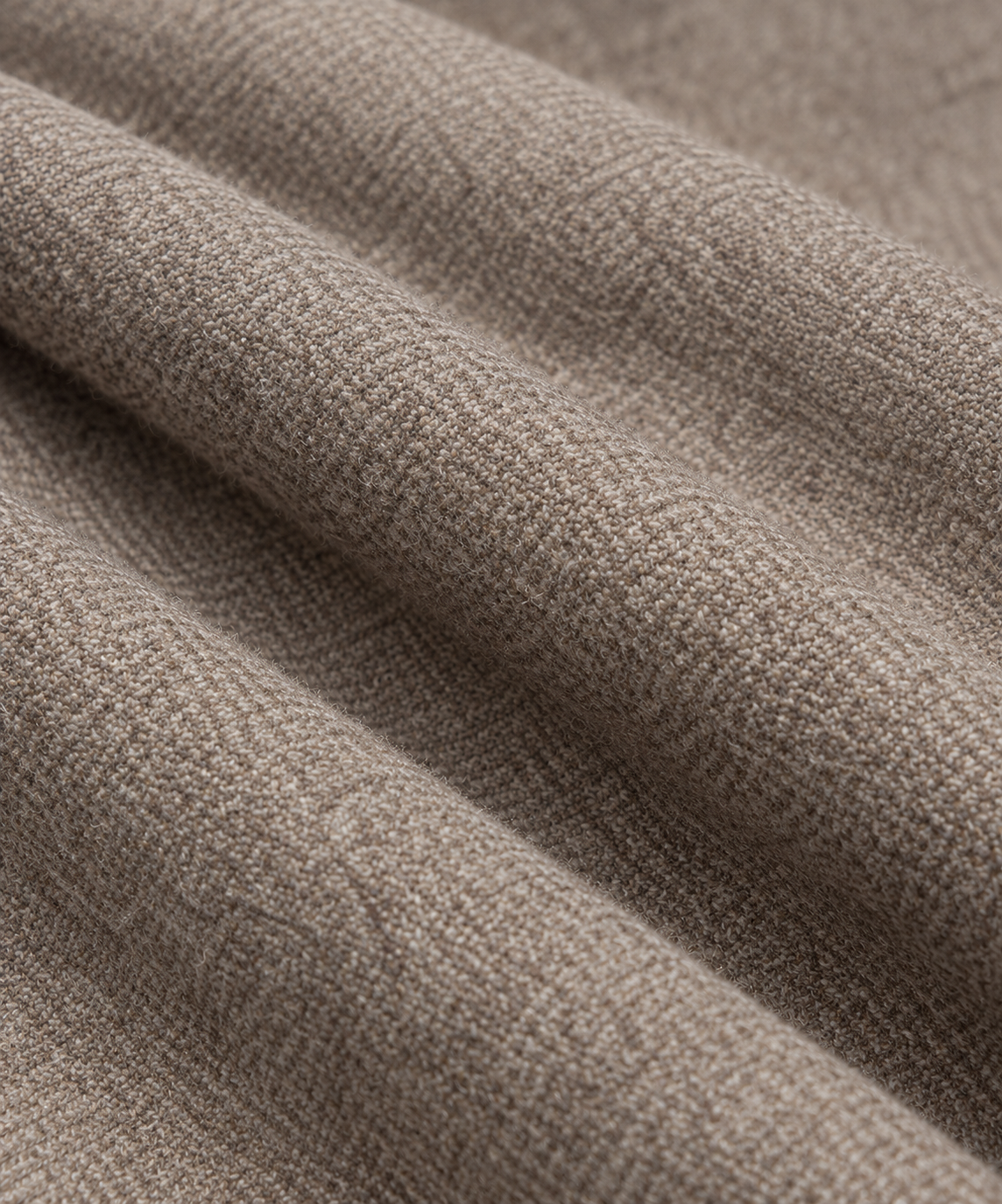 River Island Beige Wool Knee Length Formal Overcoat | Big & Tall | 4XL & 5XL