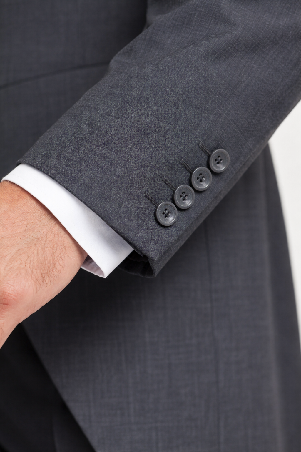 Charcoal Grey Lightweight Tailcoat Jacket | Wool Blended Tail Jacket