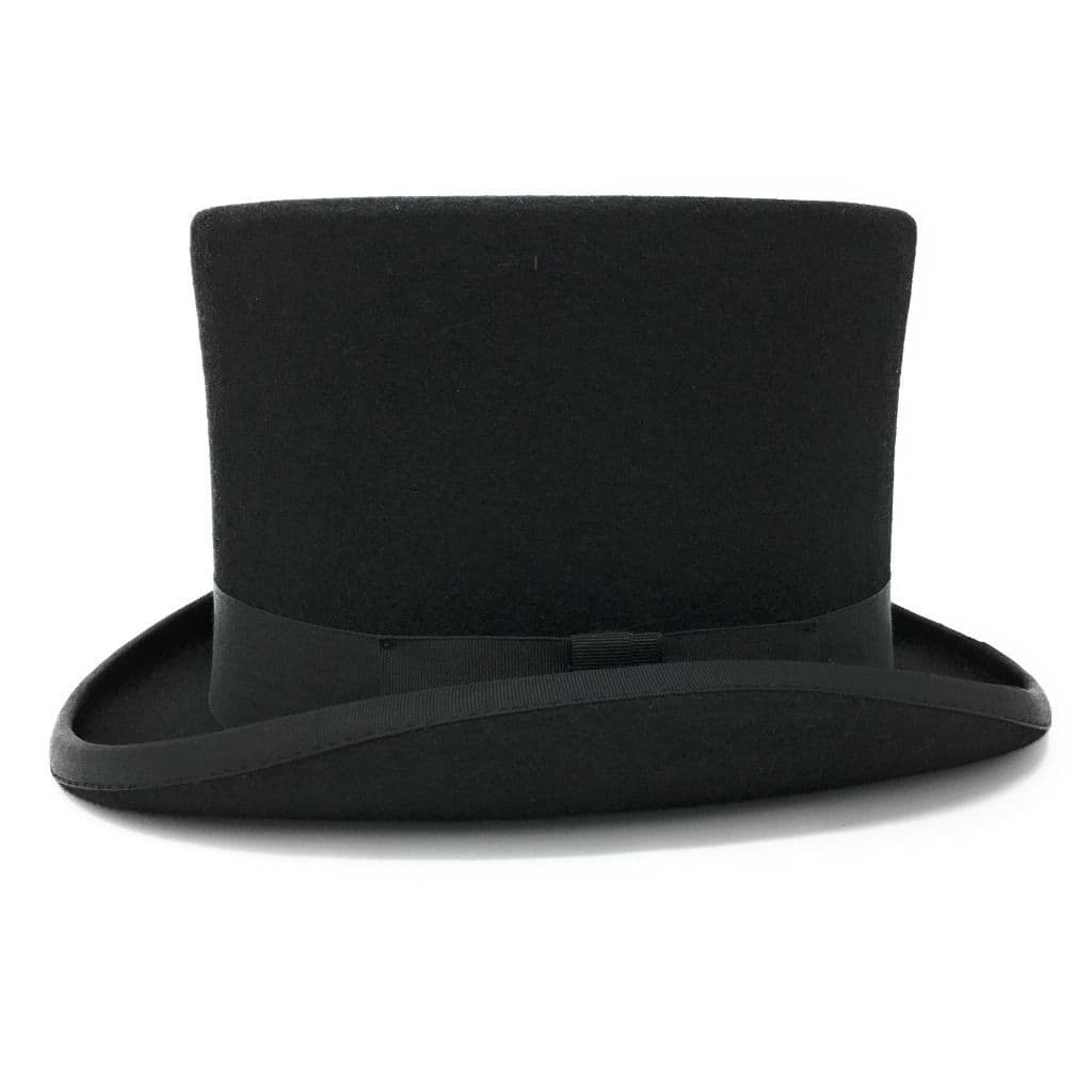 Black 100% Wool Felt Top Hat | Royal Ascot, Funeral Directors, Morning & Evening Wear