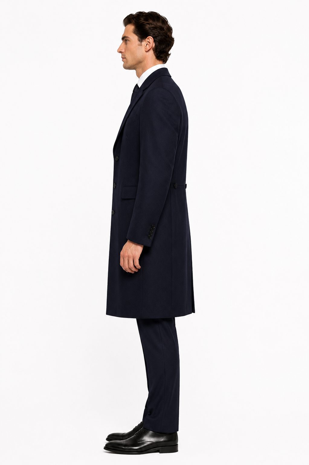 Navy Blue Frockcoat Jacket | 100% Pure Wool | Pre-Loved "Ex-Hire"