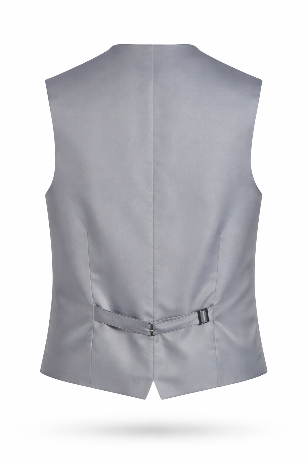 Dove Grey Single-Breasted Wool Waistcoat | Royal Ascot Formal Waistcoat