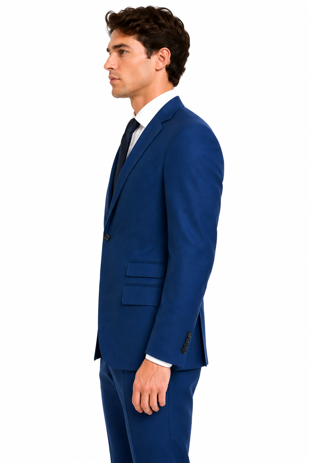 Royal Blue 2 Piece Lounge Suit | Wool Blend Formal Suit