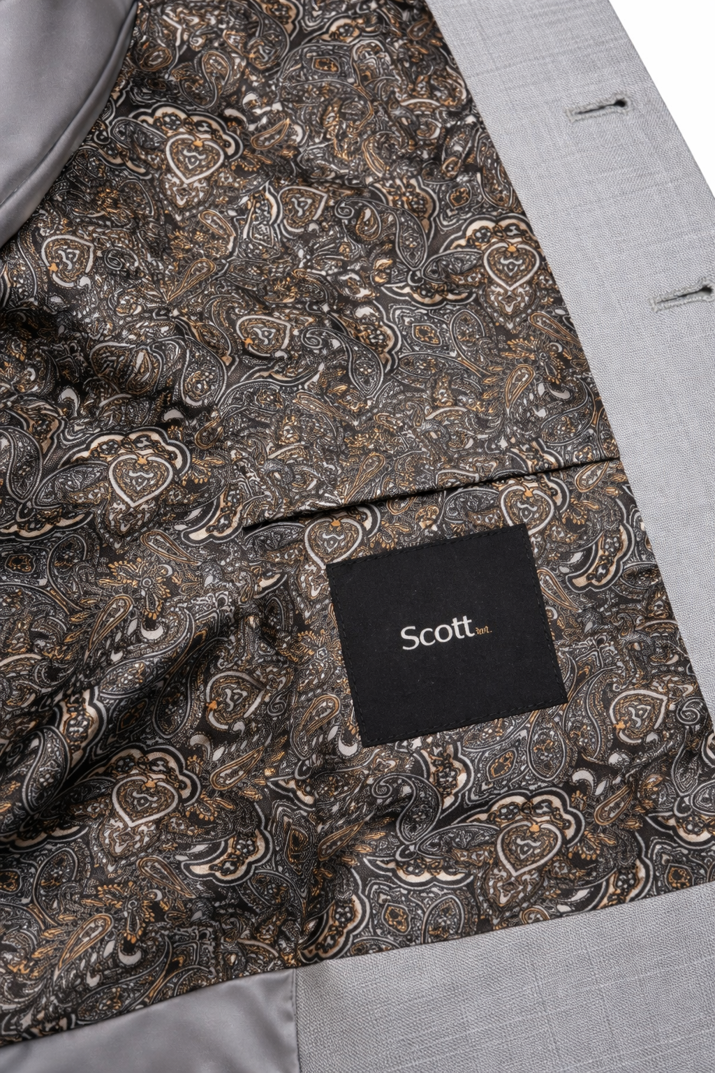 Dove Grey Single-Breasted Wool Waistcoat | Royal Ascot Formal Waistcoat