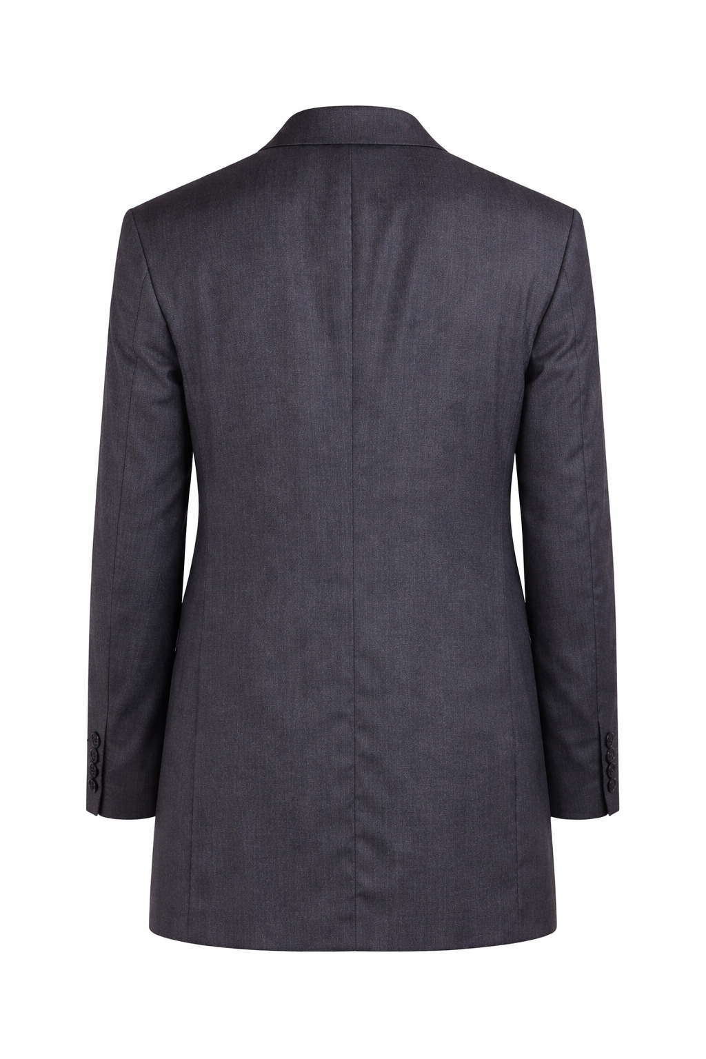 Charcoal Grey Suit Jacket 100% Wool | Longer Line Blazer