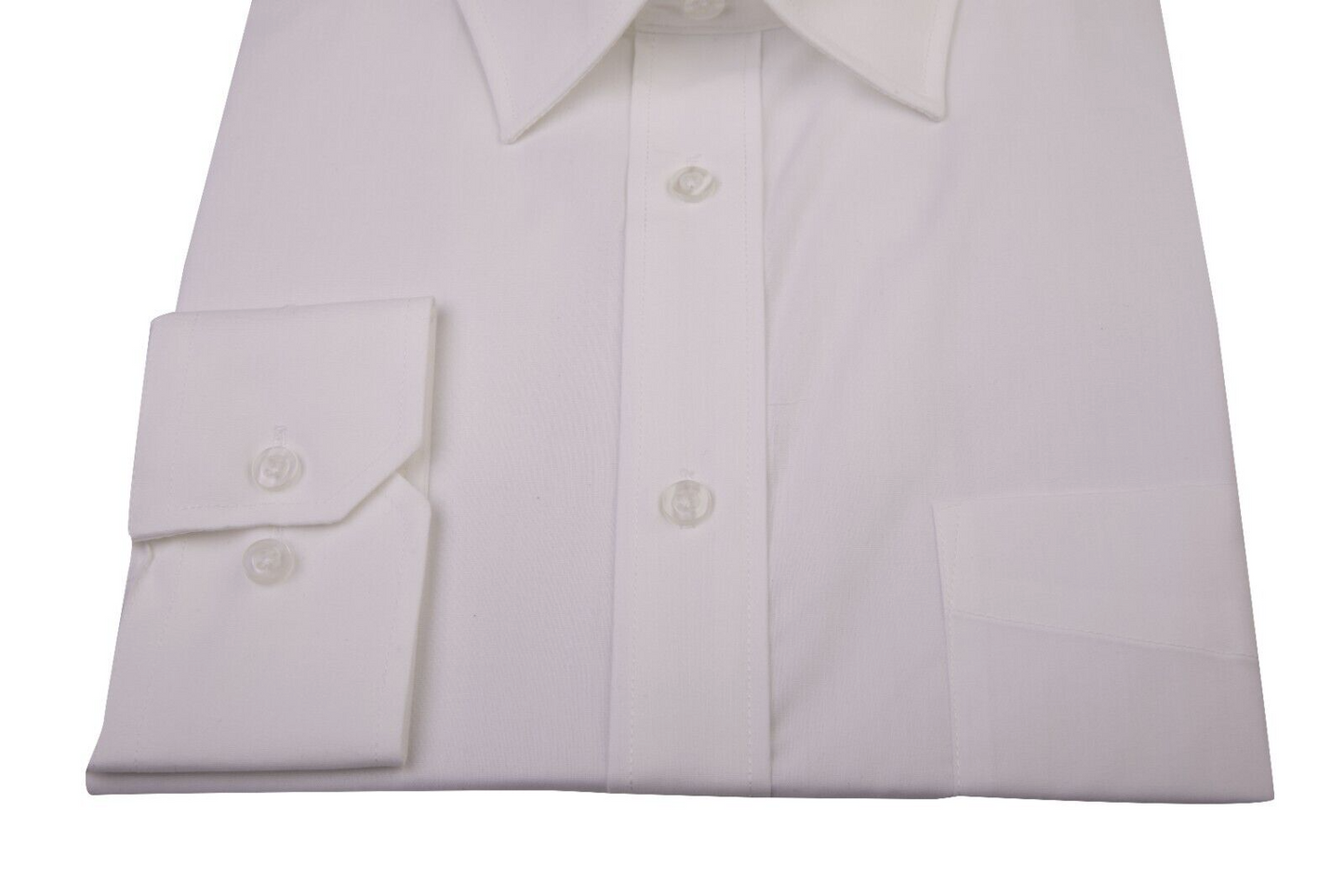 Men's Ivory White Cotton Formal Shirt