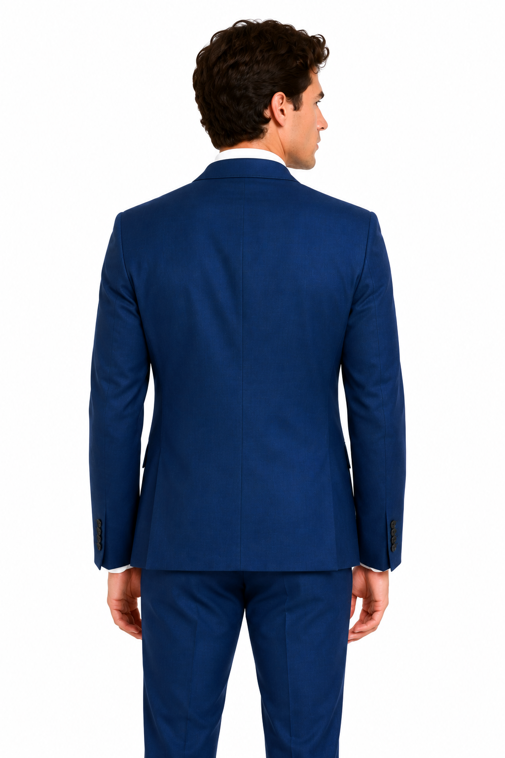 Royal Blue 2 Piece Lounge Suit | Wool Blend Formal Suit
