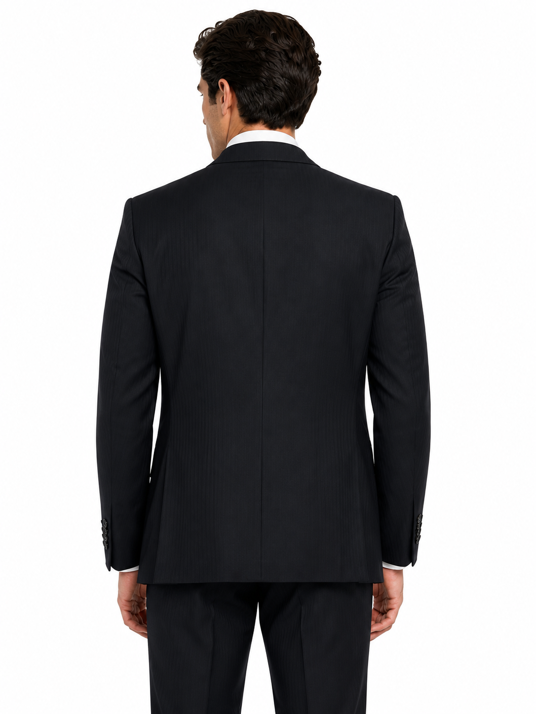 Black Stripe 2 Piece Dinner Suit | 100% Pure Wool | Torre Uomo | Brand New