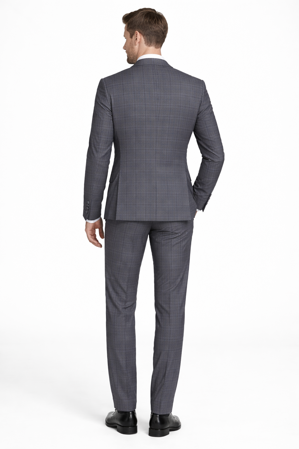 Grey Check 3 Piece Suit | Modern Fit | Jacket, Trousers & Waistcoat