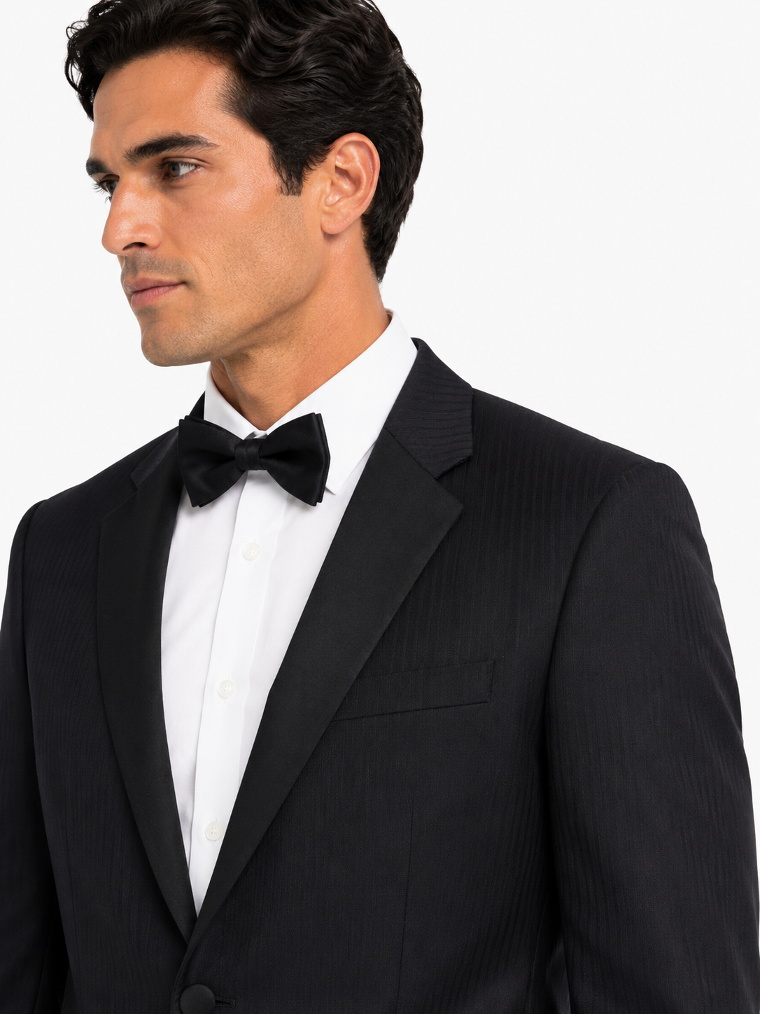 Black Stripe 2 Piece Dinner Suit | 100% Pure Wool | Torre Uomo | Brand New