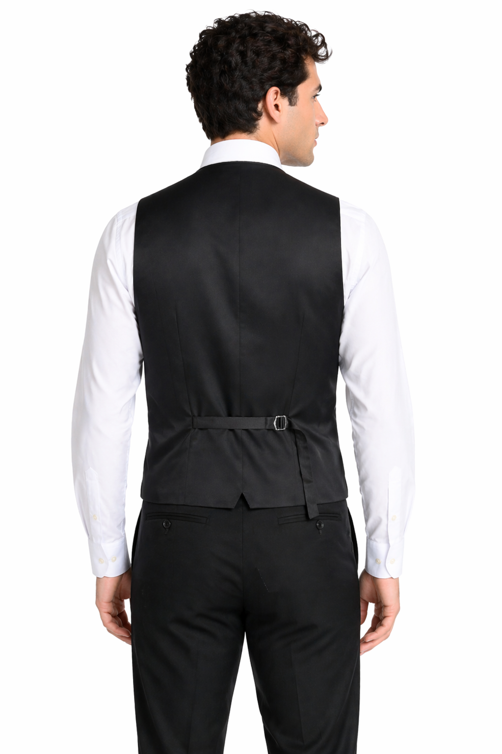 Black 3 Piece Tuxedo Tailored Fit Dinner Suit | Jacket, Waistcoat & Trousers | Edina