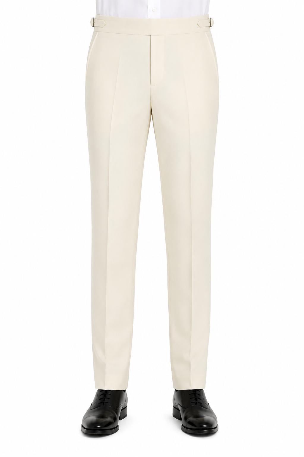 Ivory Cream Wool Trousers | Bowls, Cricket & Golf Pants