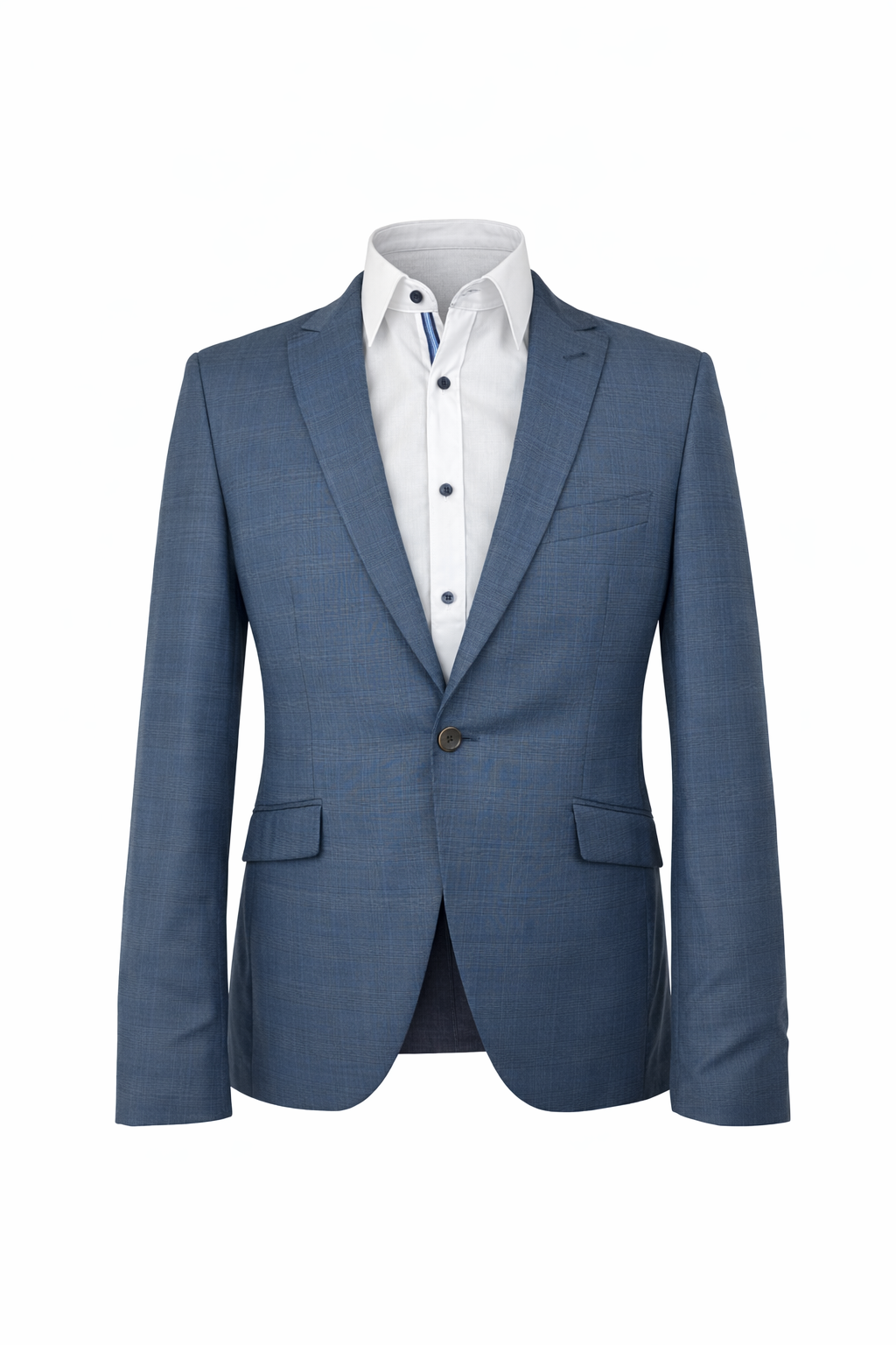 Blue Check 3 Piece Suit | Modern Fit | Jacket, Trousers & Waistcoat