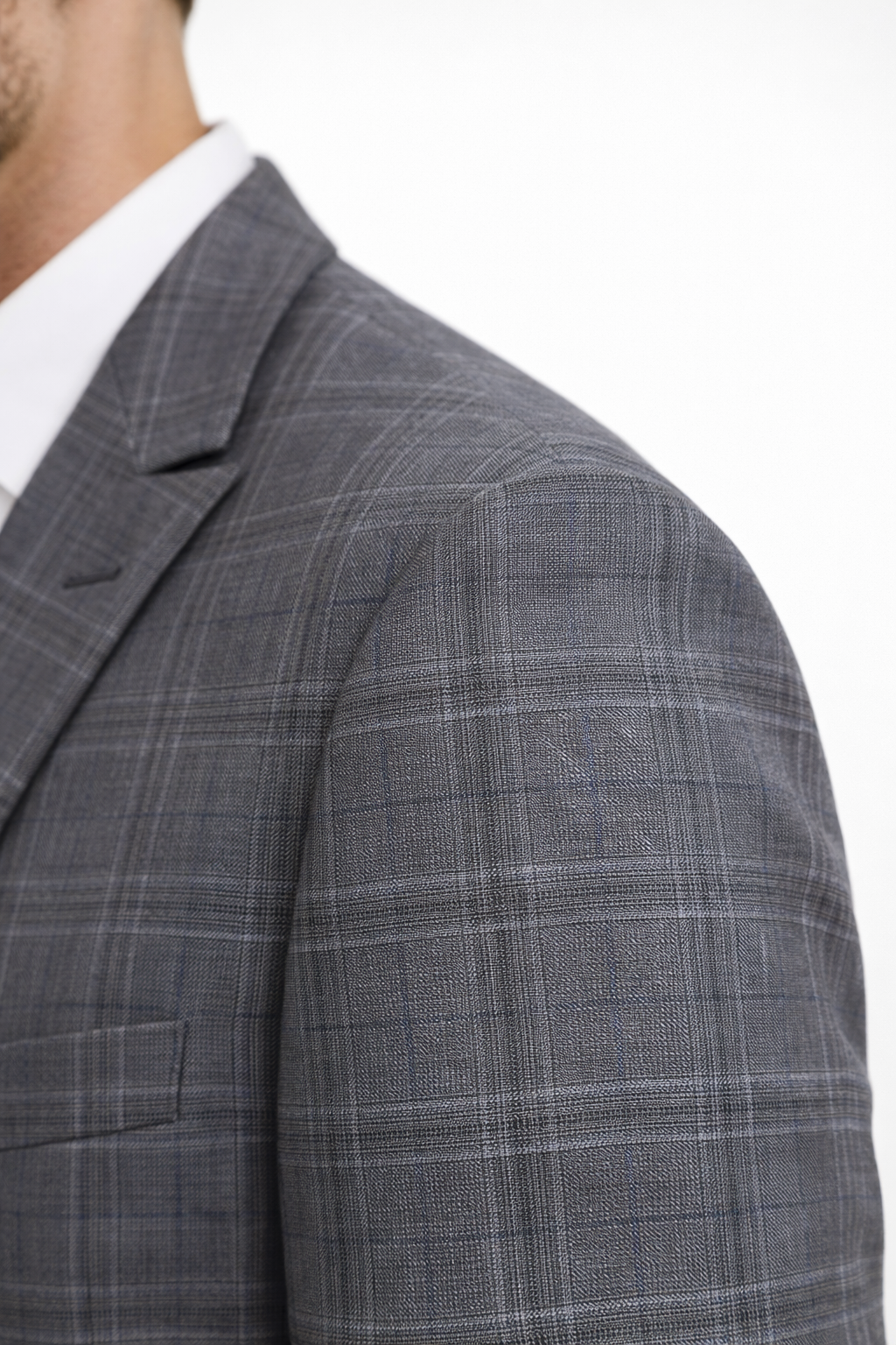 Grey Check 3 Piece Suit | Modern Fit | Jacket, Trousers & Waistcoat