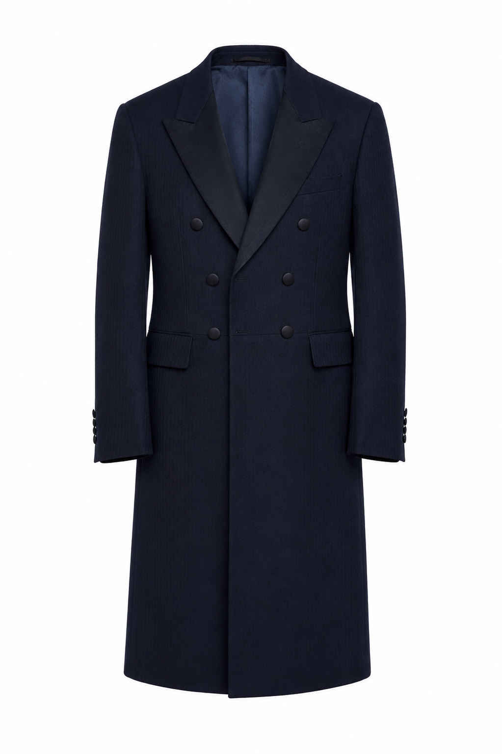 Navy Blue Frockcoat Jacket | 100% Pure Wool | Pre-Loved "Ex-Hire"