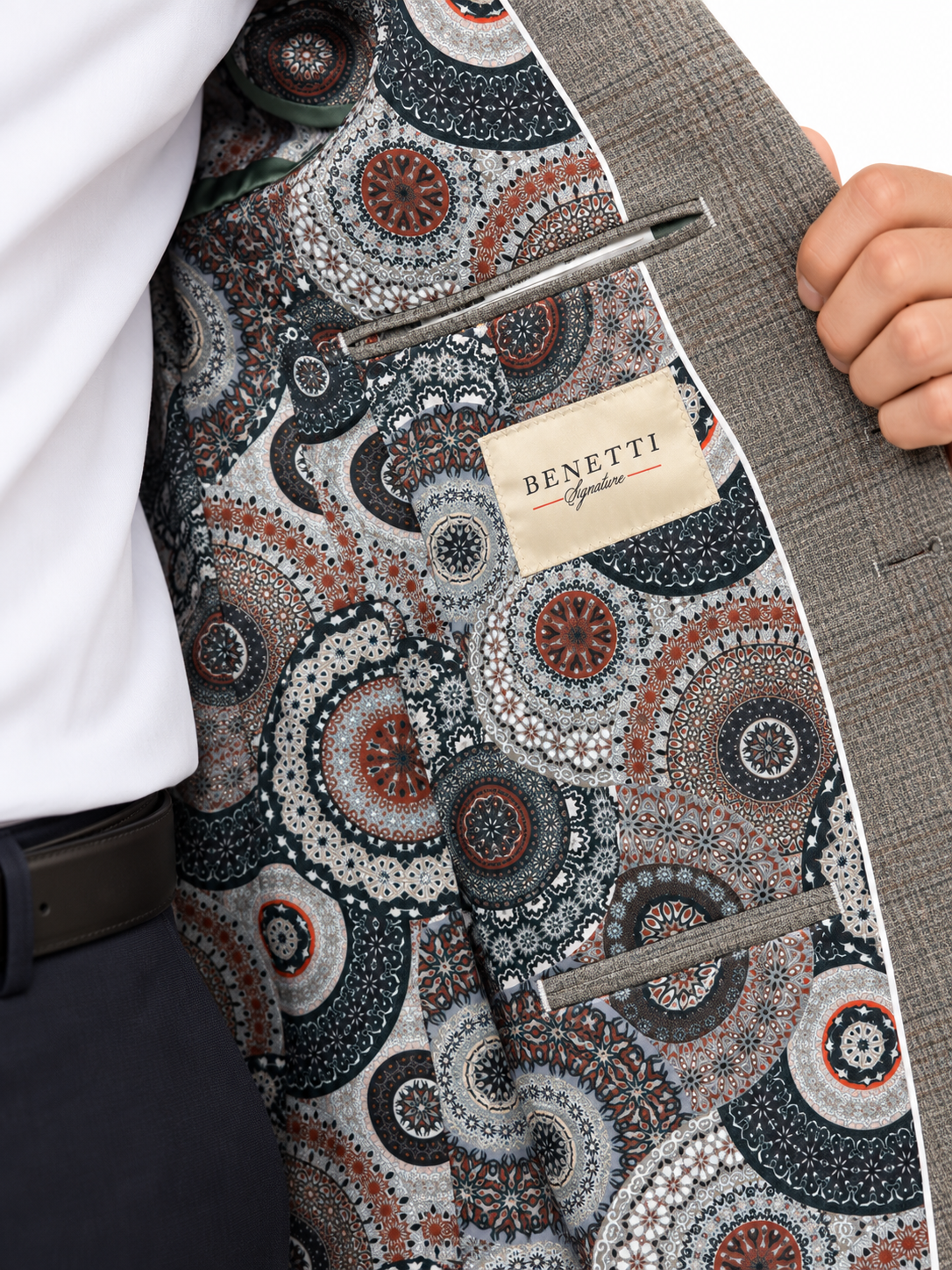Muted Sage Green Checked Blazer | Tailored Fit Smart Casual Sports Jacket | Herbie Sage
